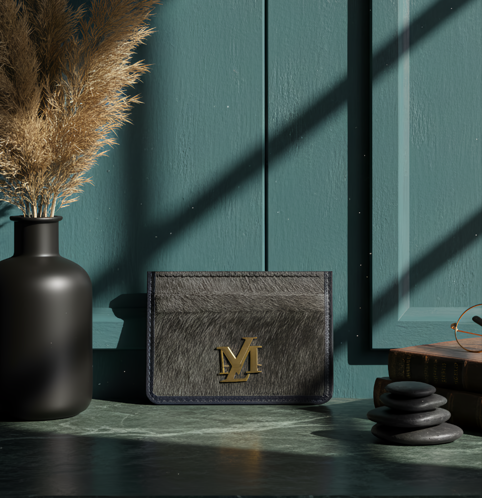 Green Hairon Card Holder