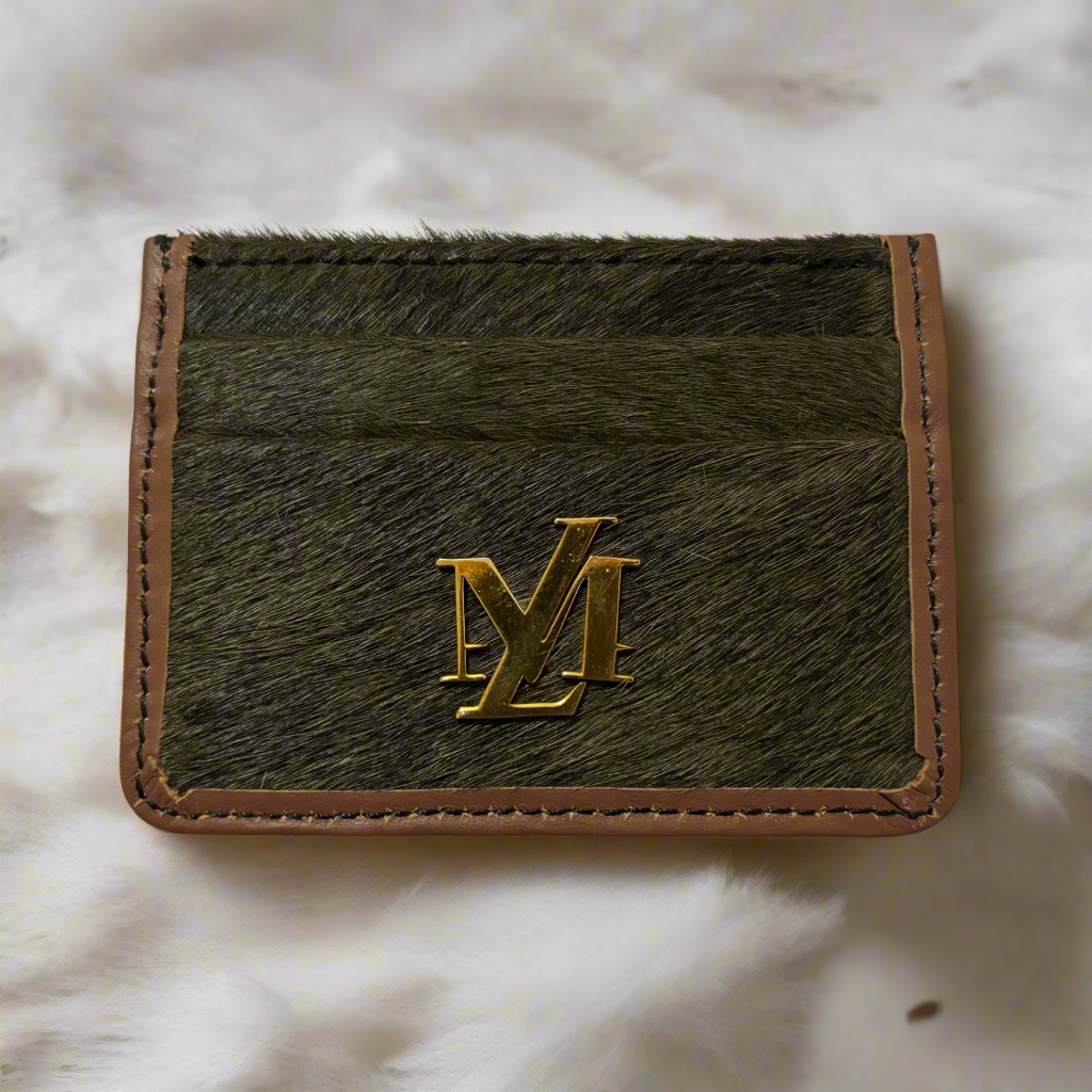 Green Hairon Card Holder