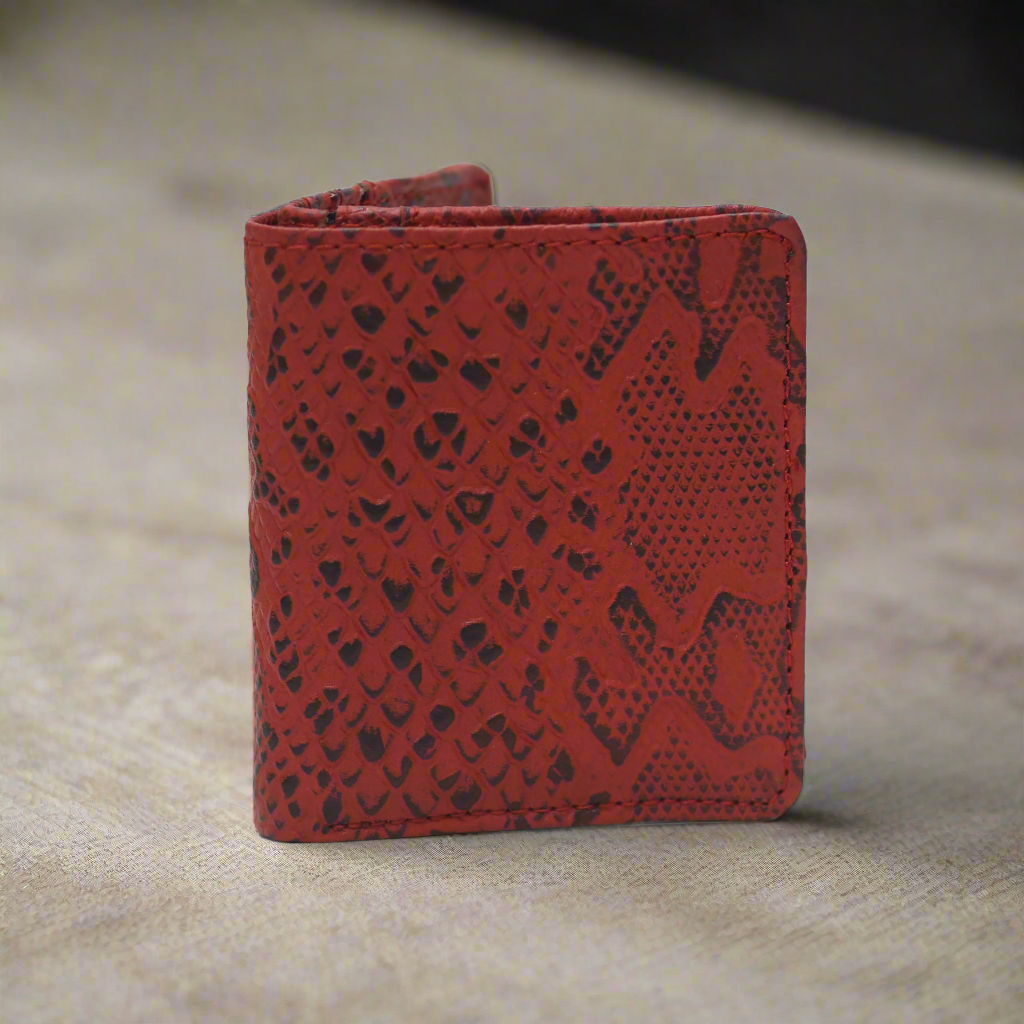 Red and Black Waxed Python