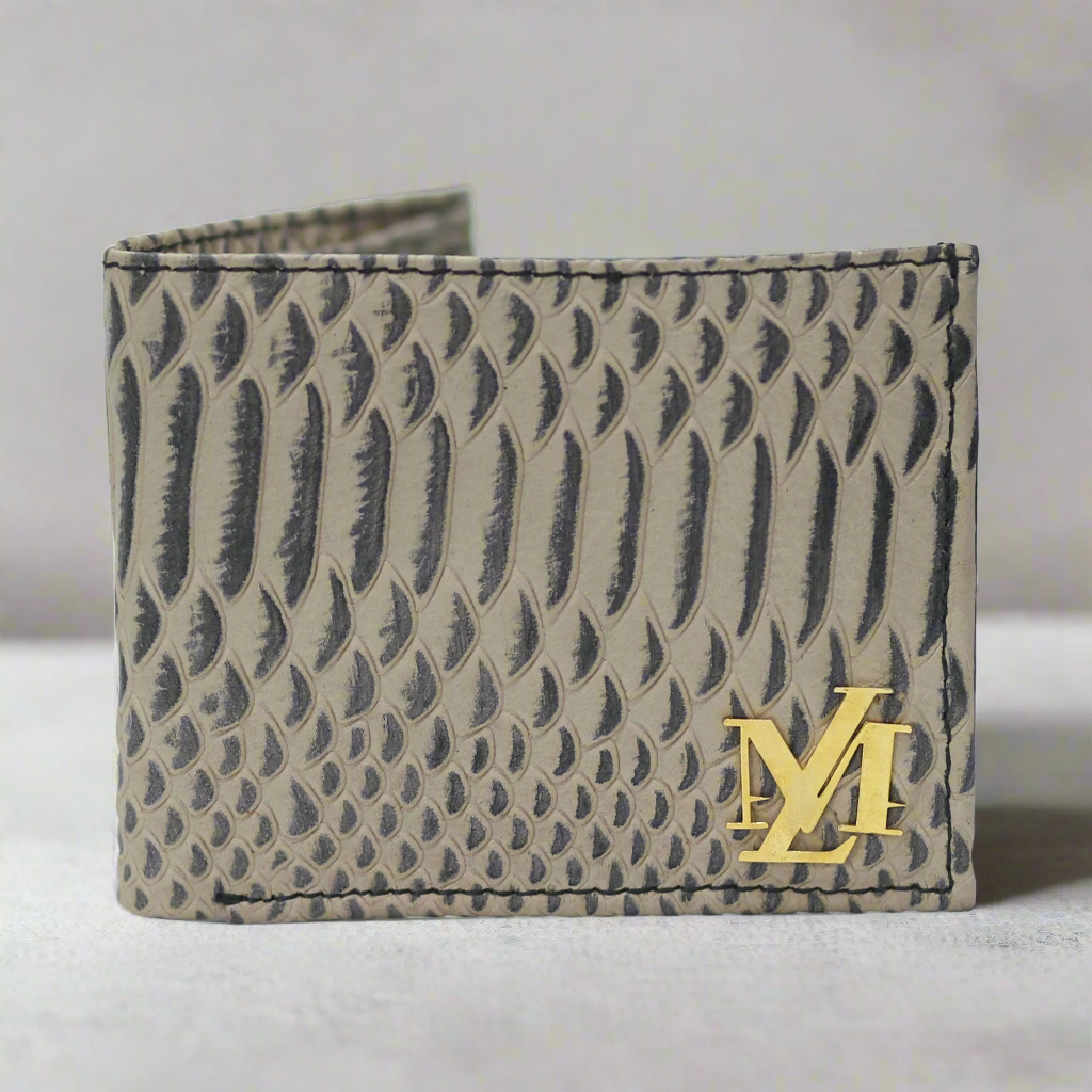 Cobra Bi-Fold Beige with Black Wallet