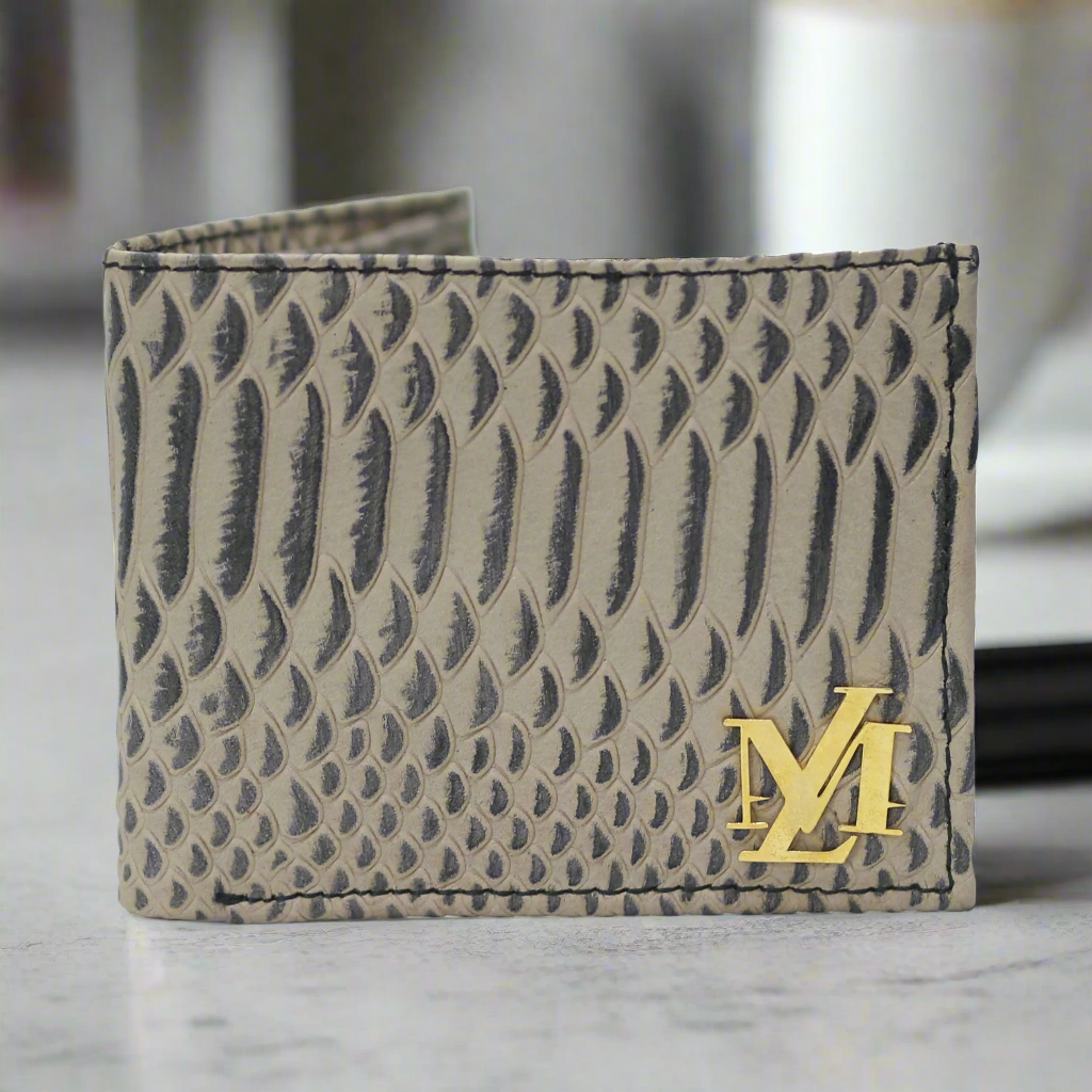 Cobra Bi-Fold Beige with Black Wallet