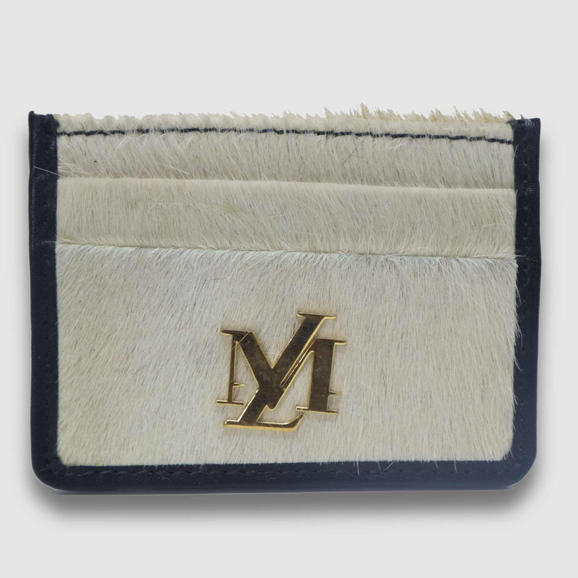 White Hairon Card Holder