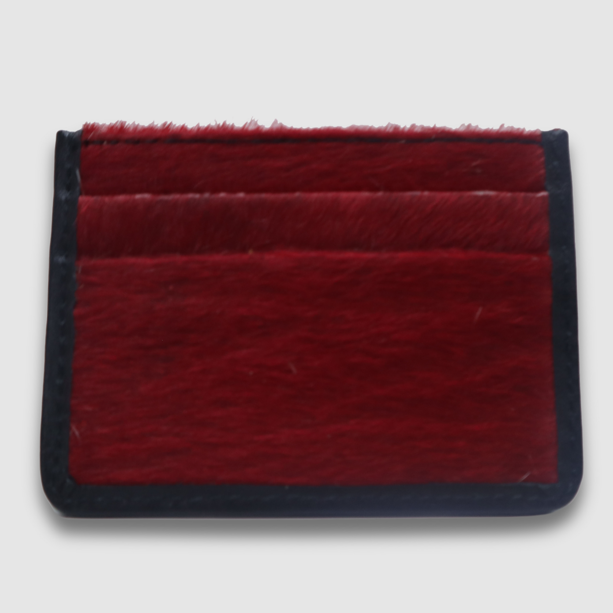 Red Hairon Card Holder