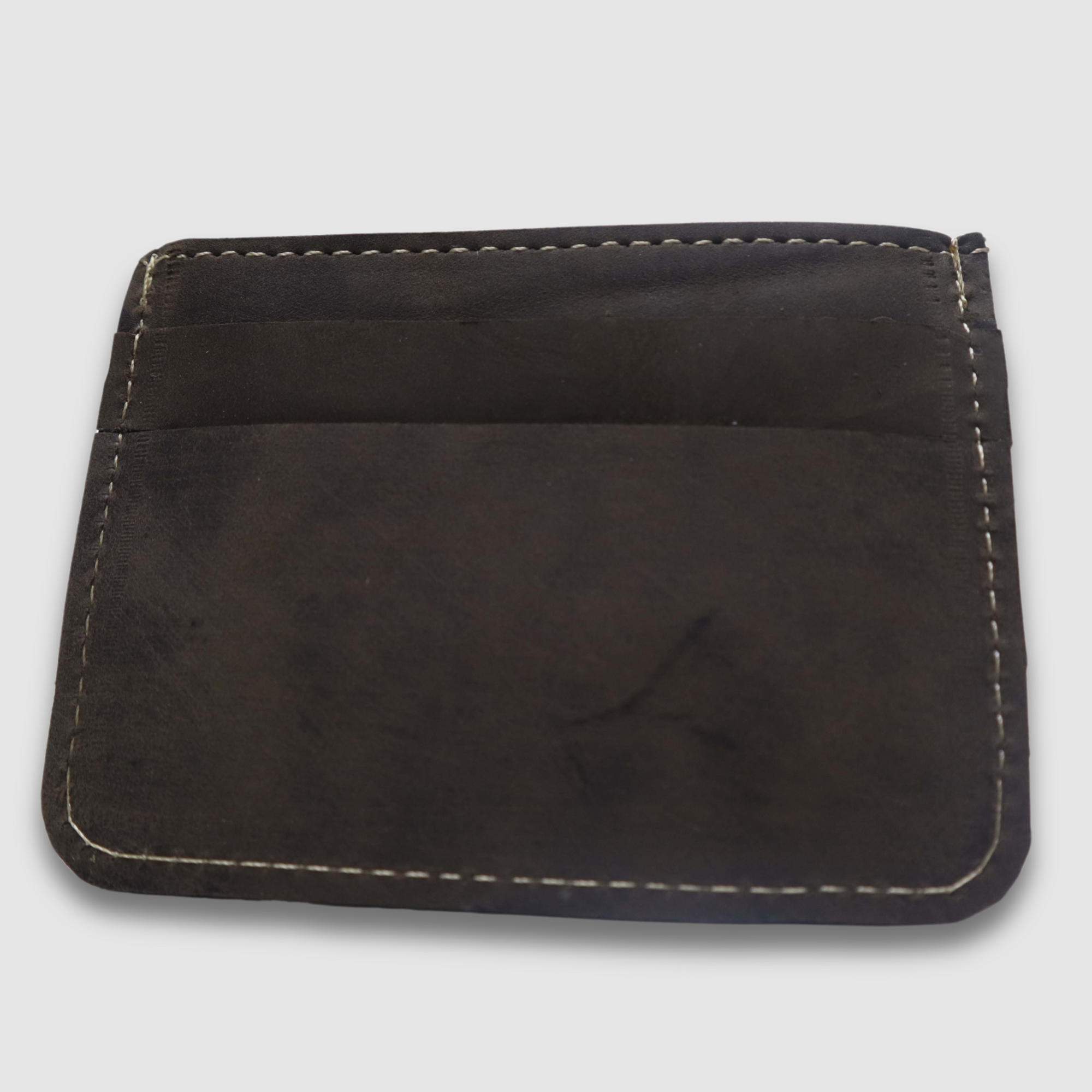 Olive Green Pullup Card Holder