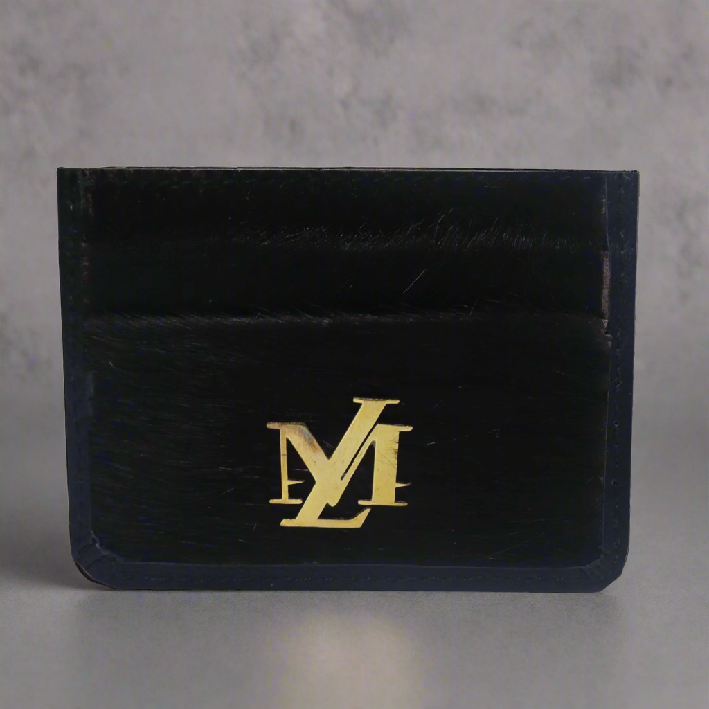Black Hairon Card Holder