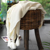 Knitted Blanket Bed end Nordic