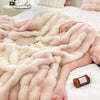 Rabbit Velvet Blanket High Luxury