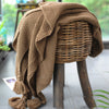 Knitted Blanket Bed end Nordic