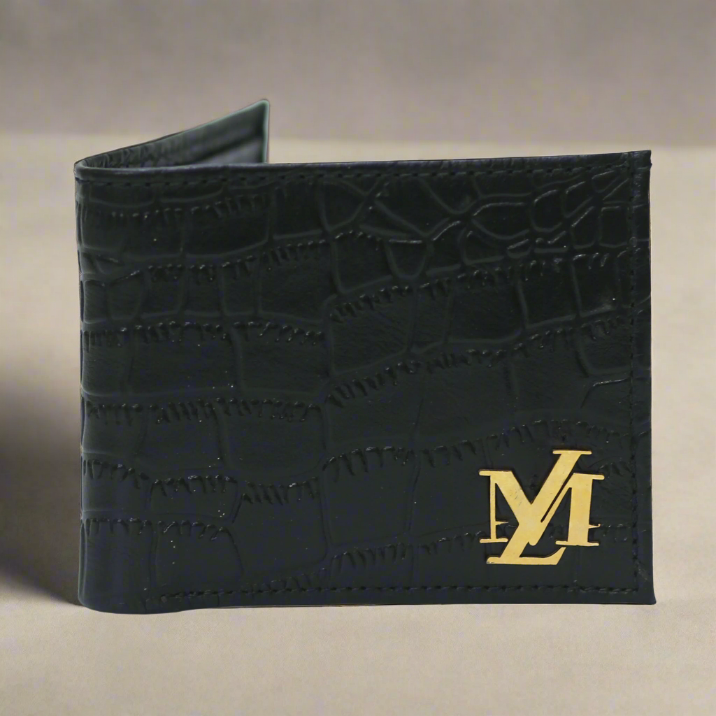 Jet Black Waxed Alligator