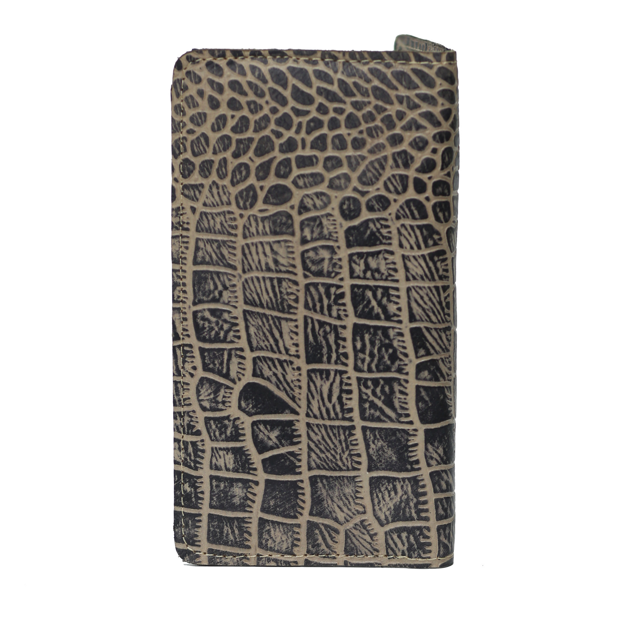 BLK Light Brown zipper Wallet