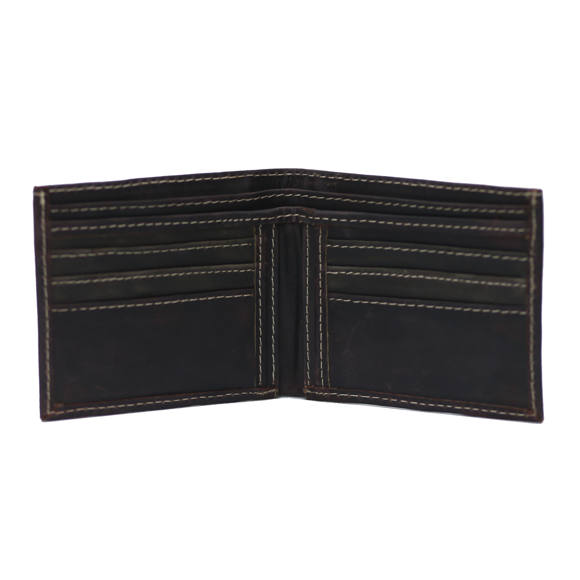 Mat Red Waxed Pullup Wallet