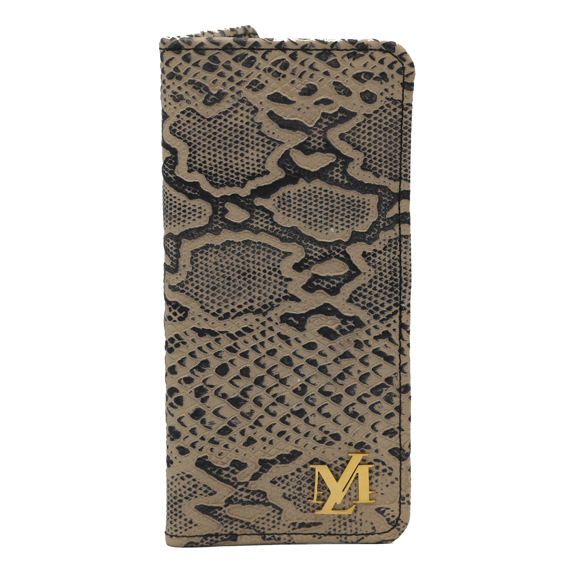 Beige and Black Waxed Python