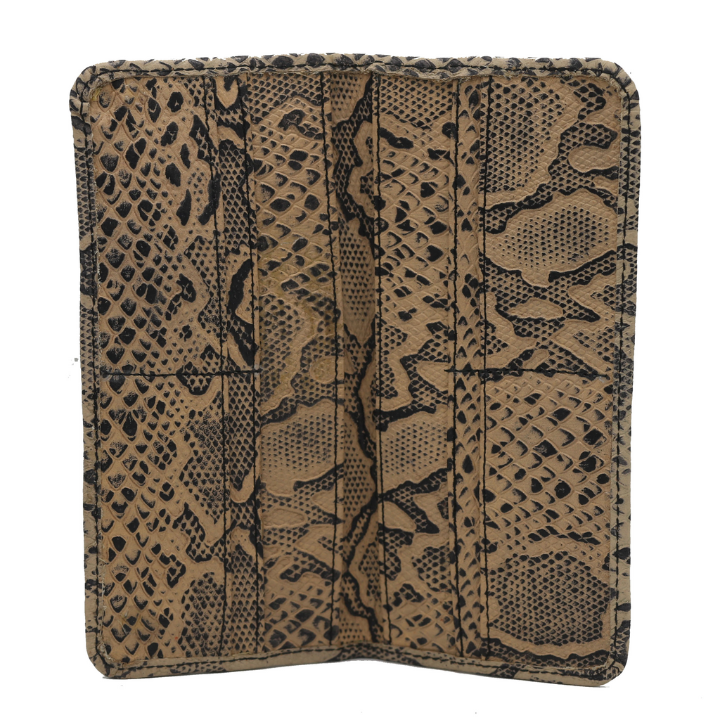 Beige and Black Waxed Python