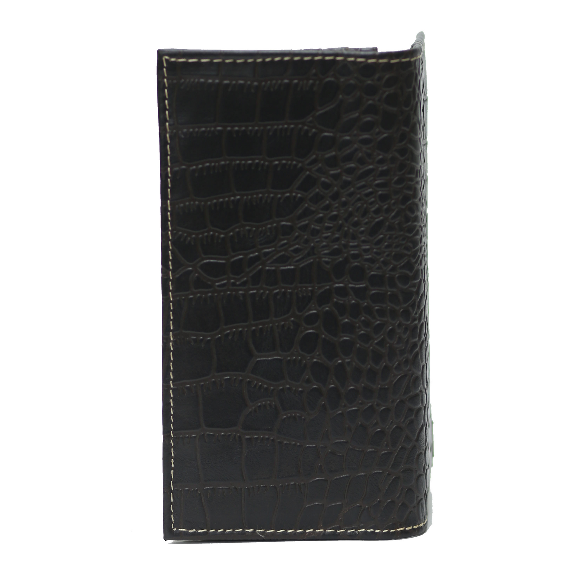 Black Brown Waxed Wallet