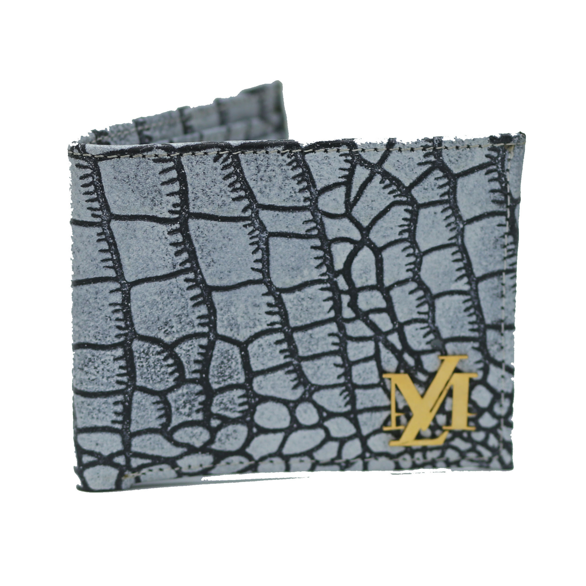 Black and White Waxed Crocodile