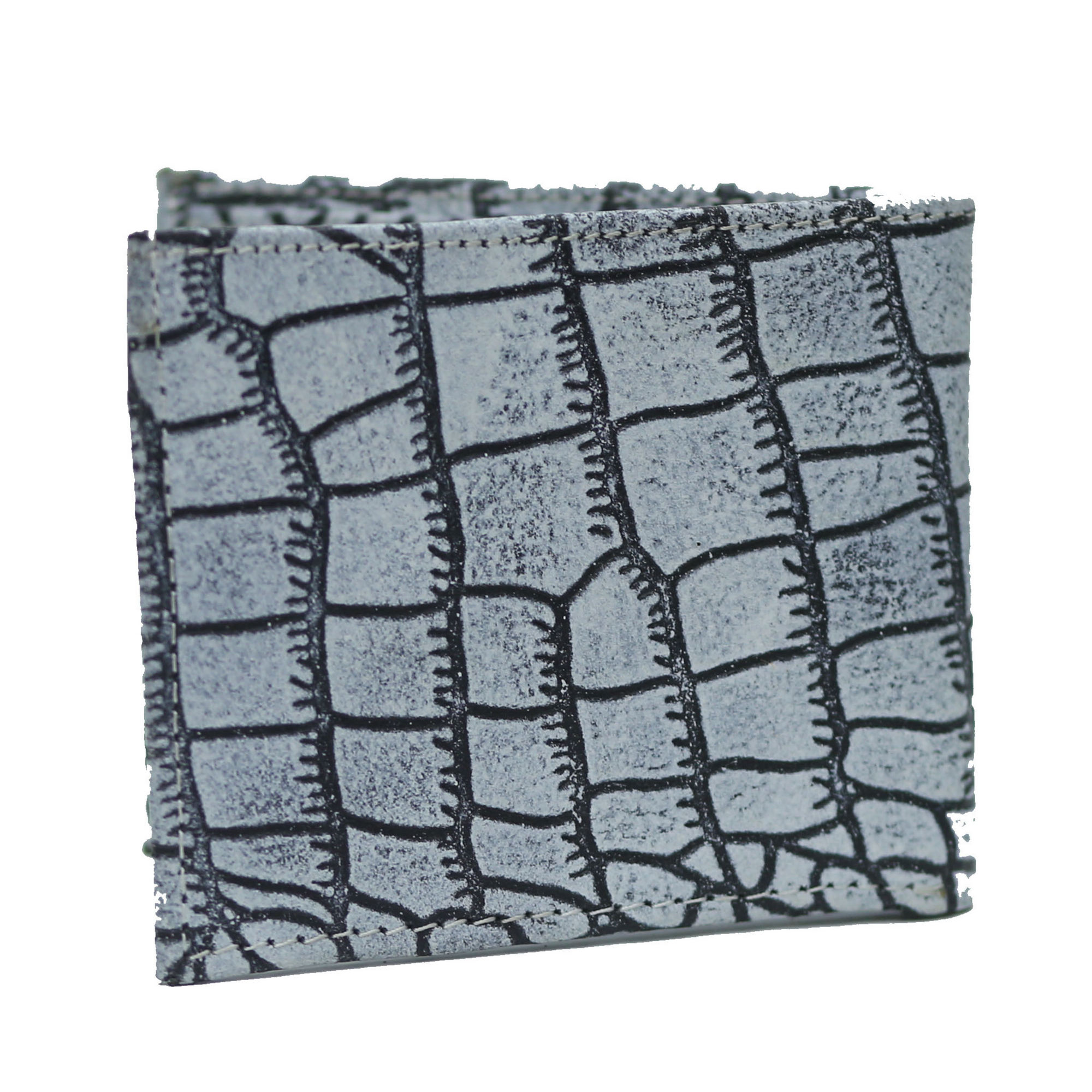 Black and White Waxed Crocodile