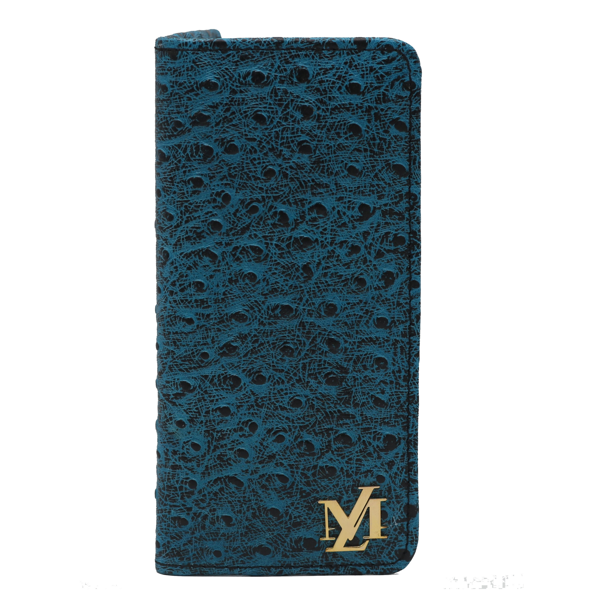 Blue & Black Waxed Crocodile