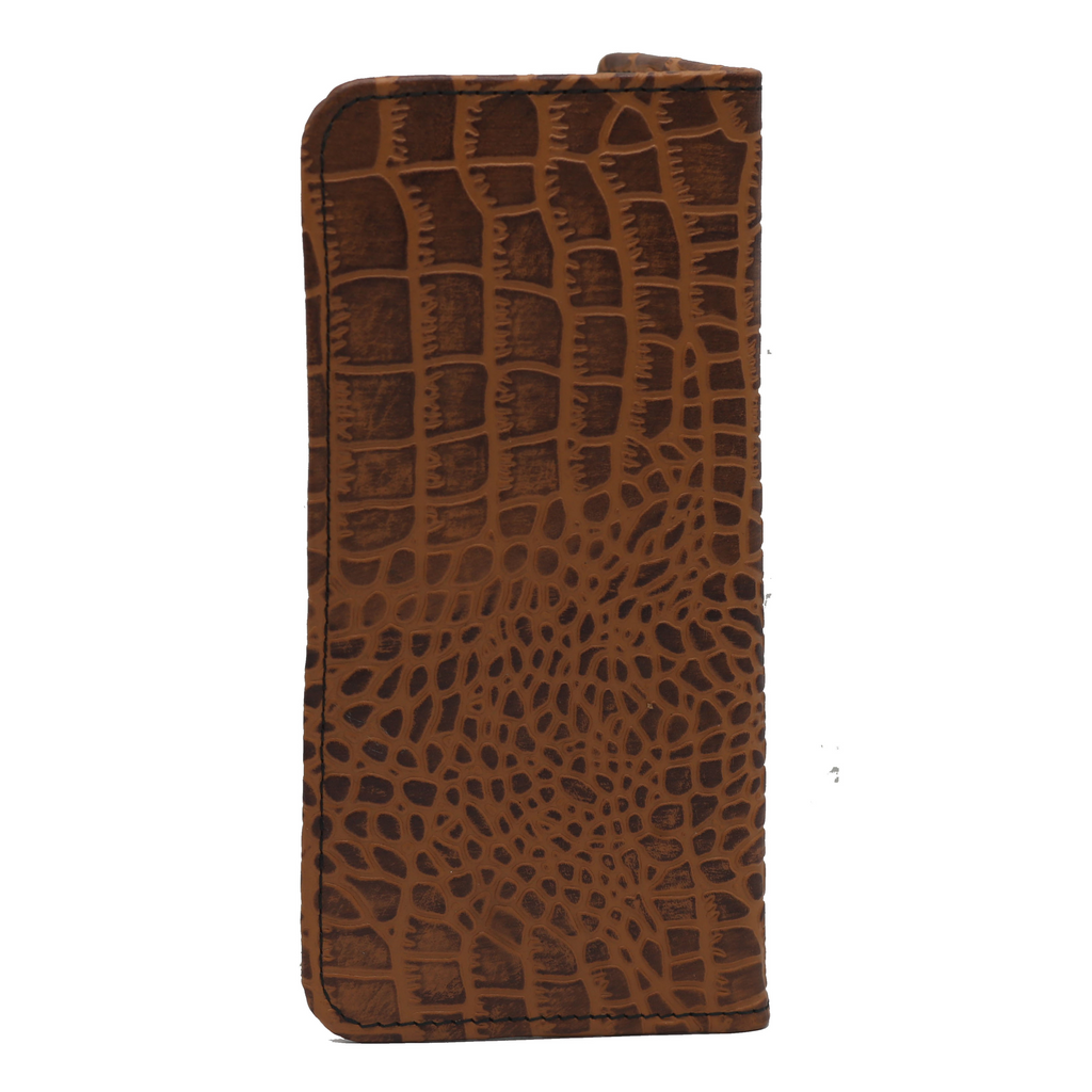 Brown Derby Waxed Crocodile Wallet