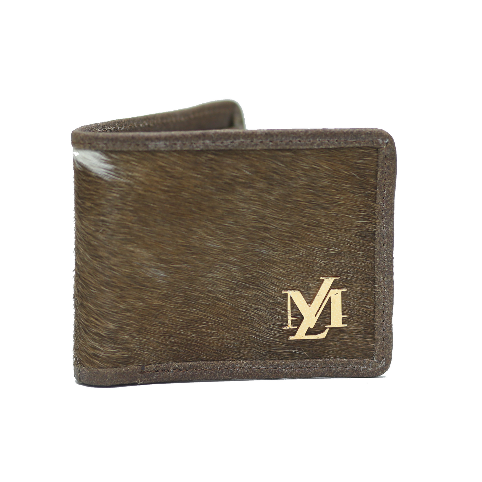 Brown White Wallet