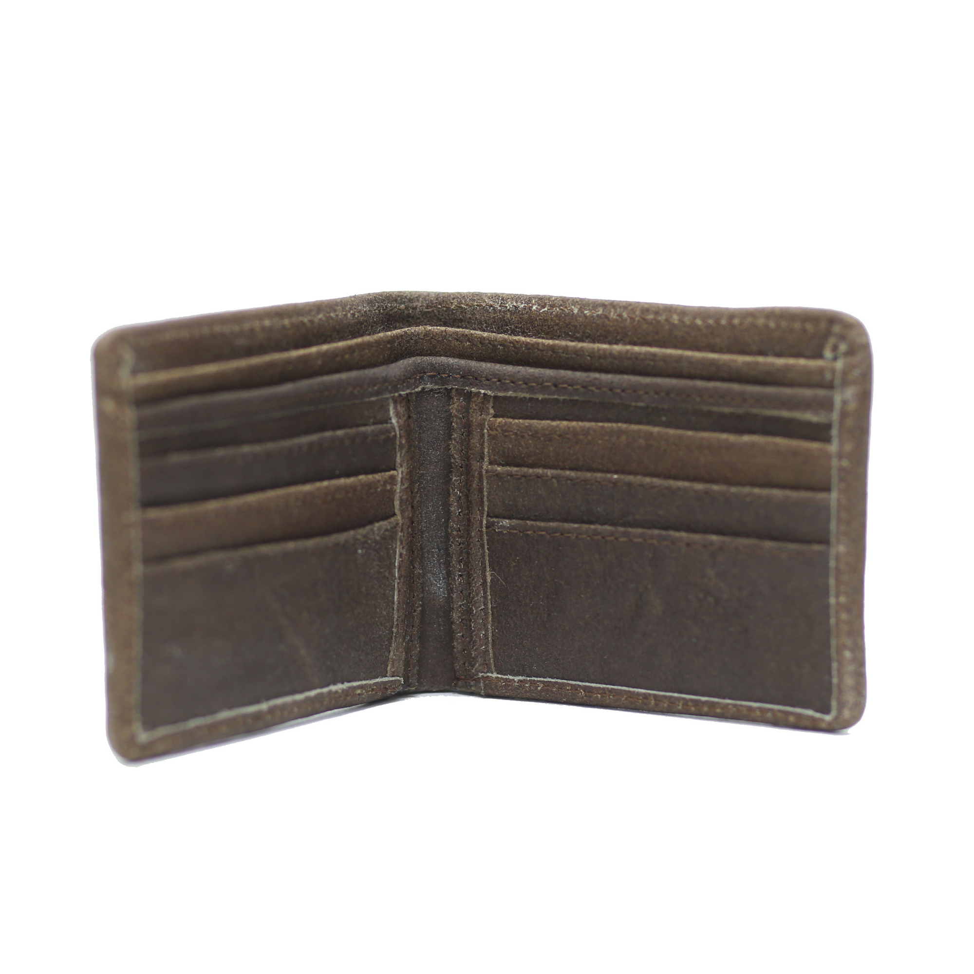 Brown White Wallet