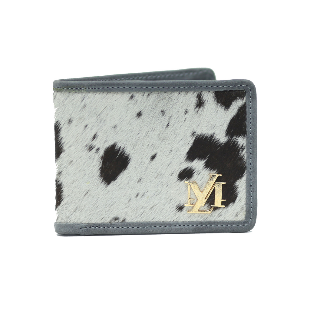 Brown & White Hair-On Wallet