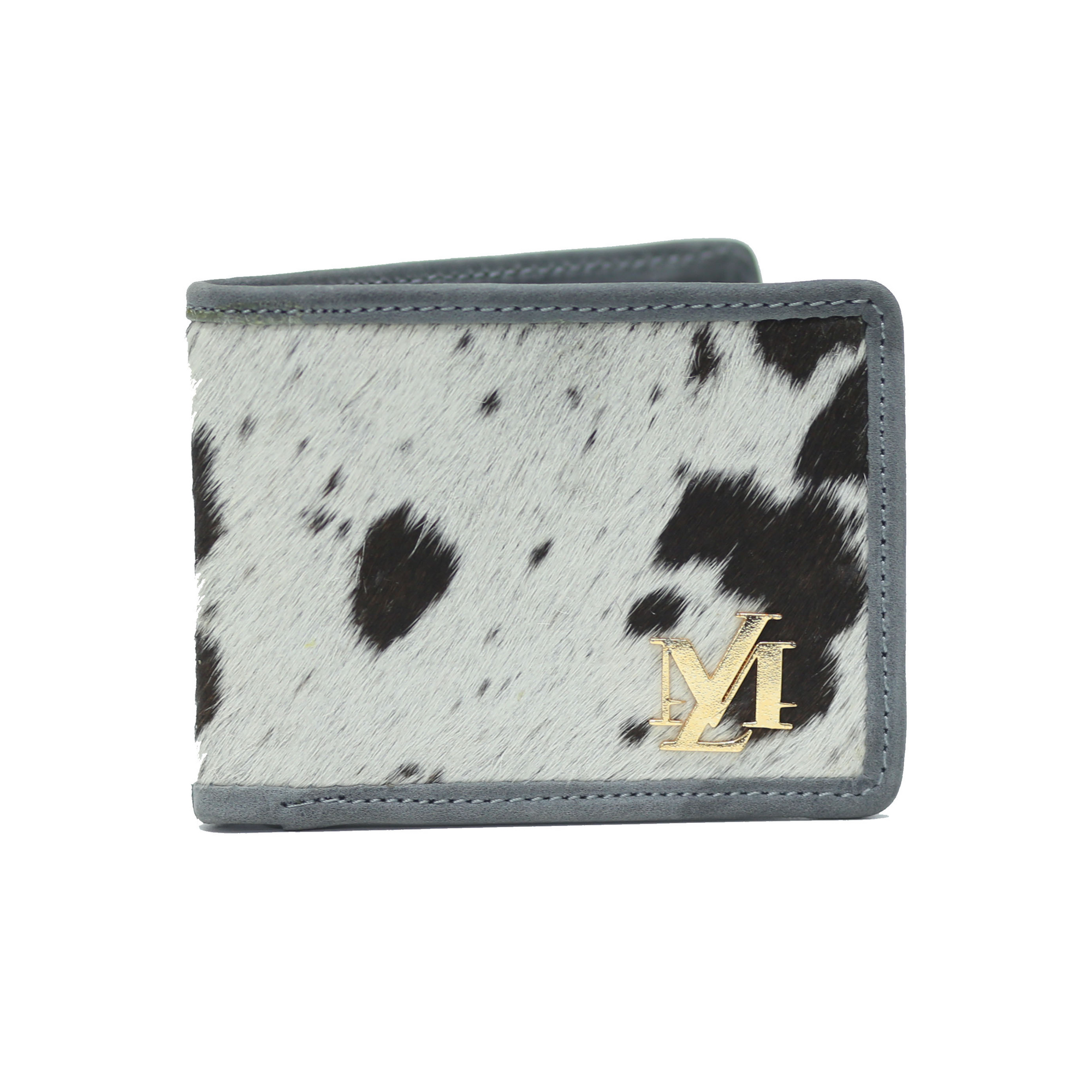 Brown & White Hair-On Wallet