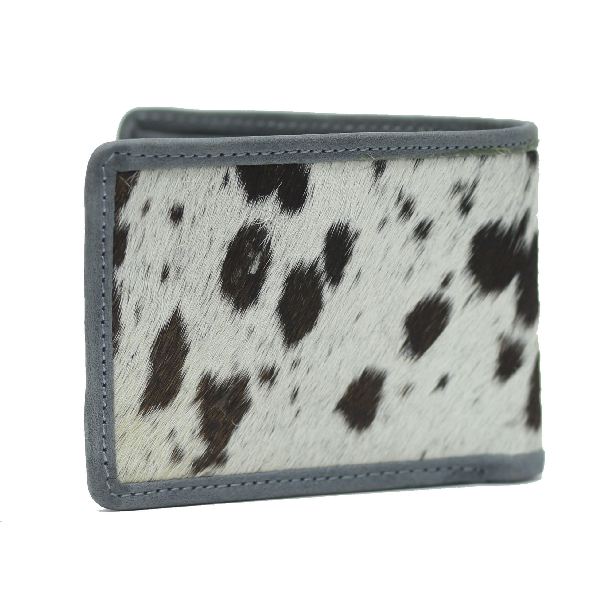 Brown & White Hair-On Wallet