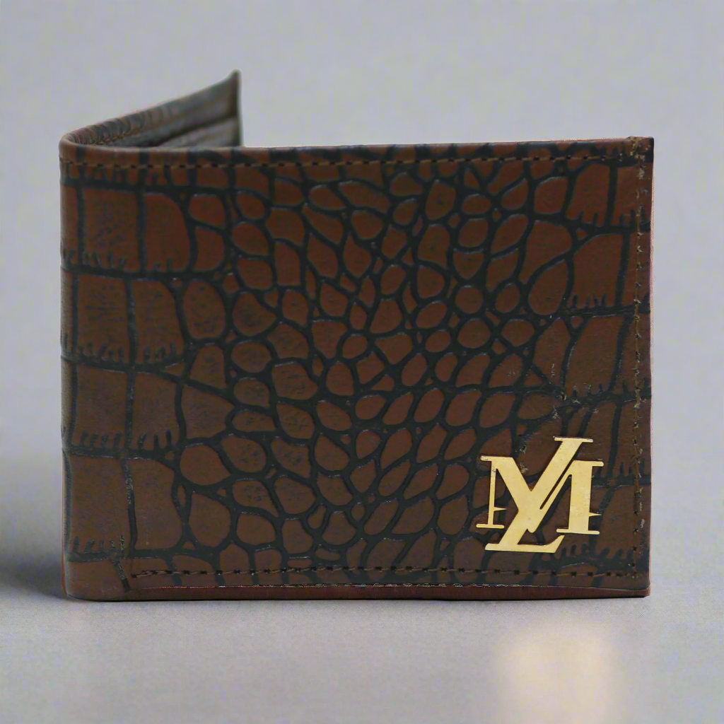 Brown and Black Waxed Crocodile