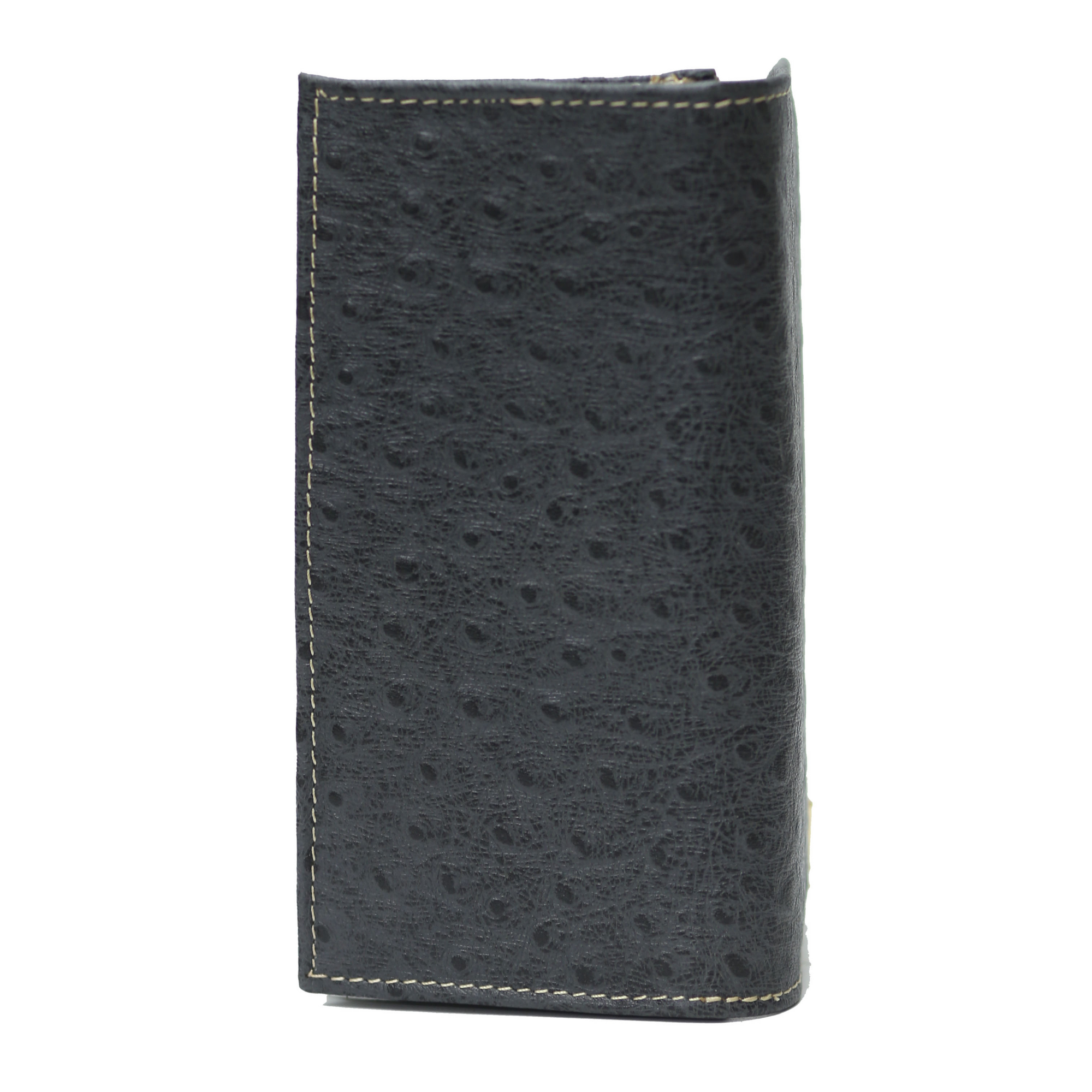 Charcoal Grey leather Waxed Wallet