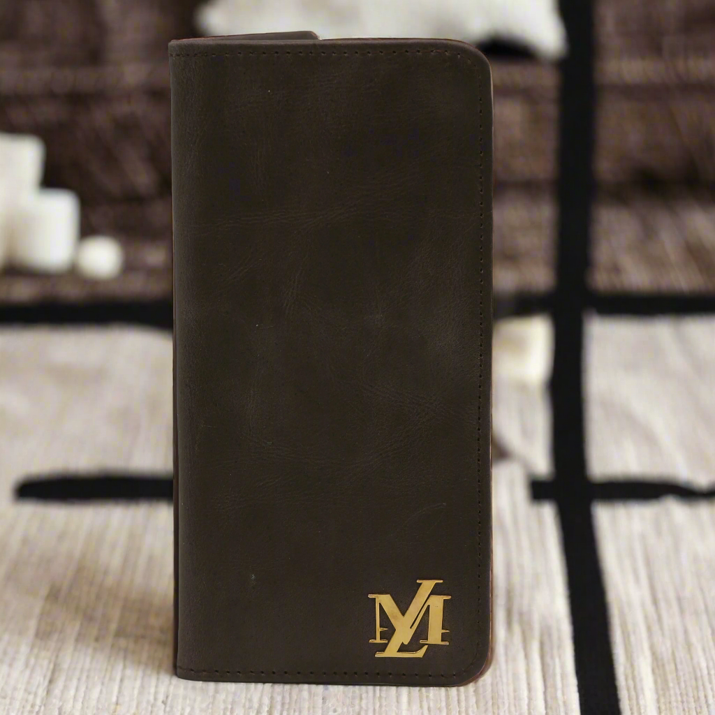 Chocolate Brown Waxed Wallet