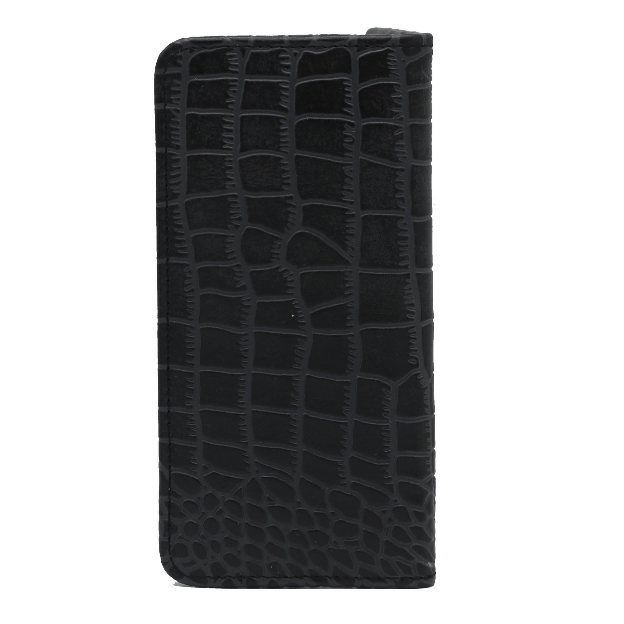 Cinder Waxed Crocodile Wallet