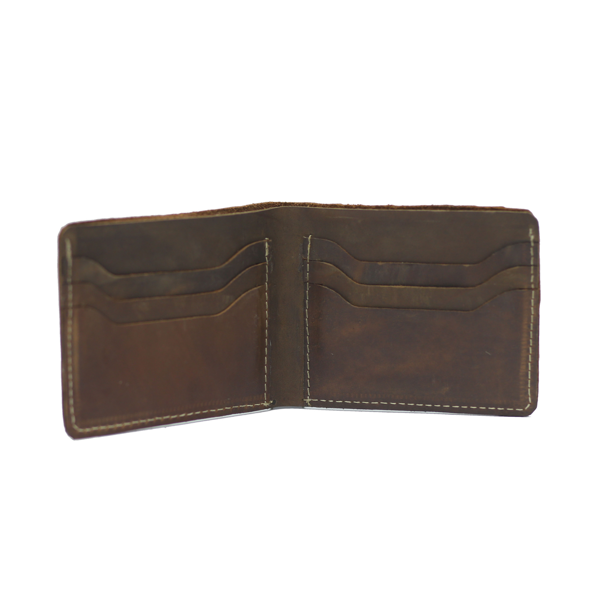 Dark Brown Waxed Wallet