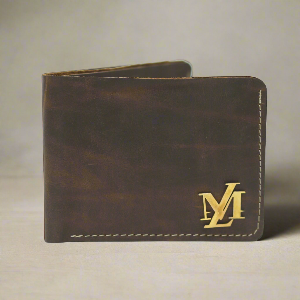 Dark Brown Waxed Wallet