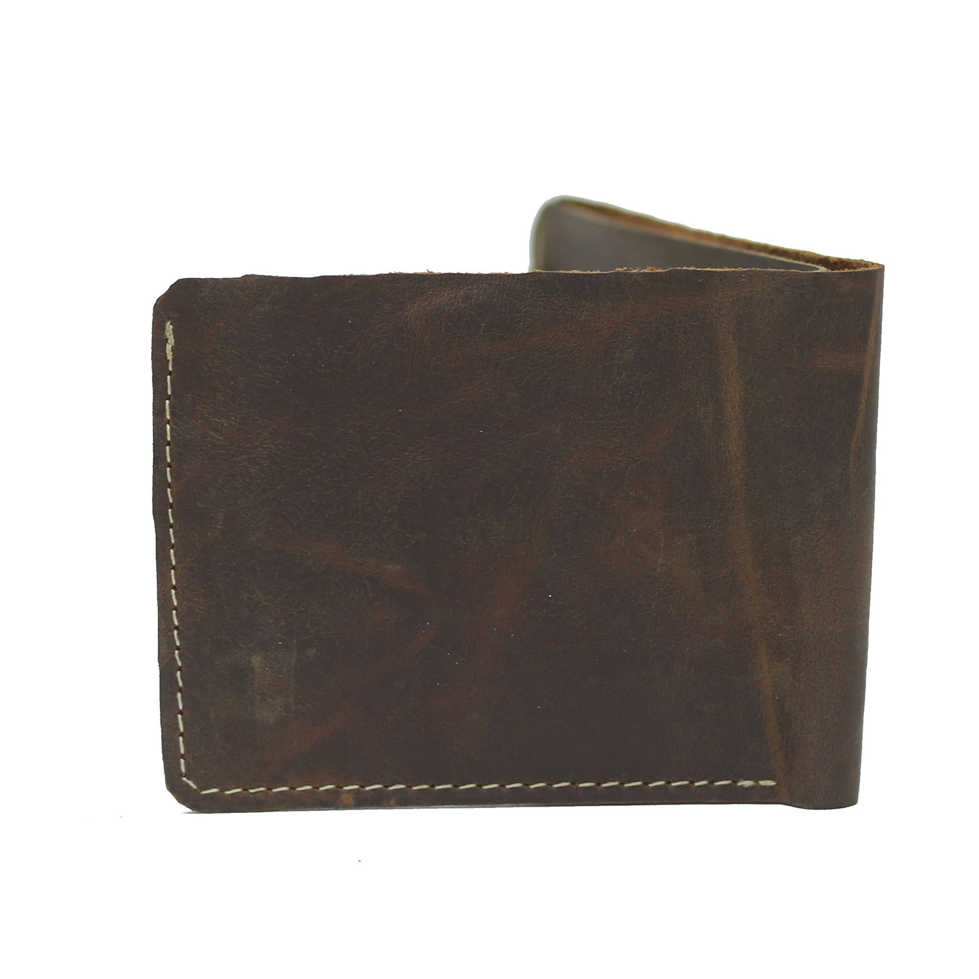 Dark Brown Waxed Wallet
