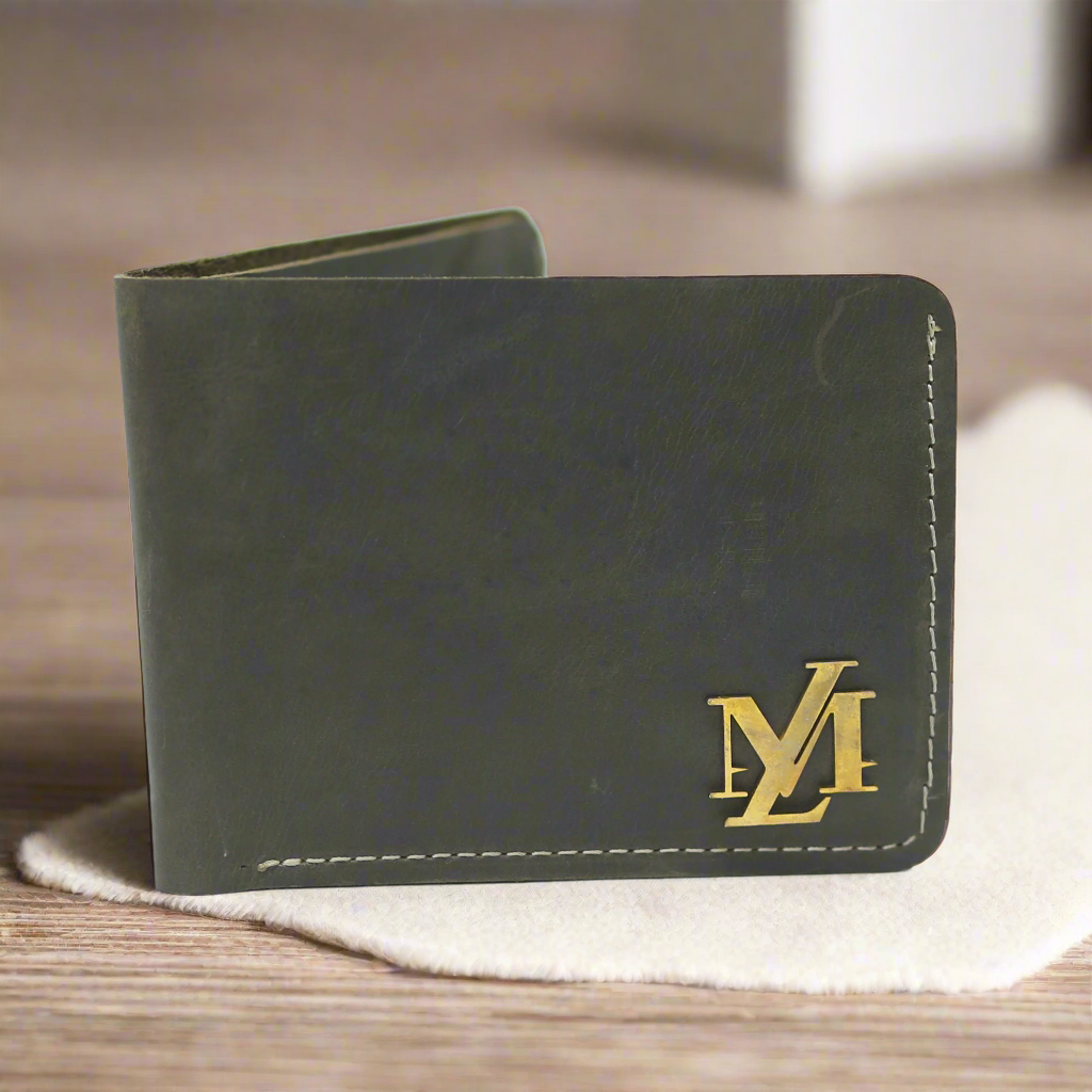 Dark Green Waxed Wallet
