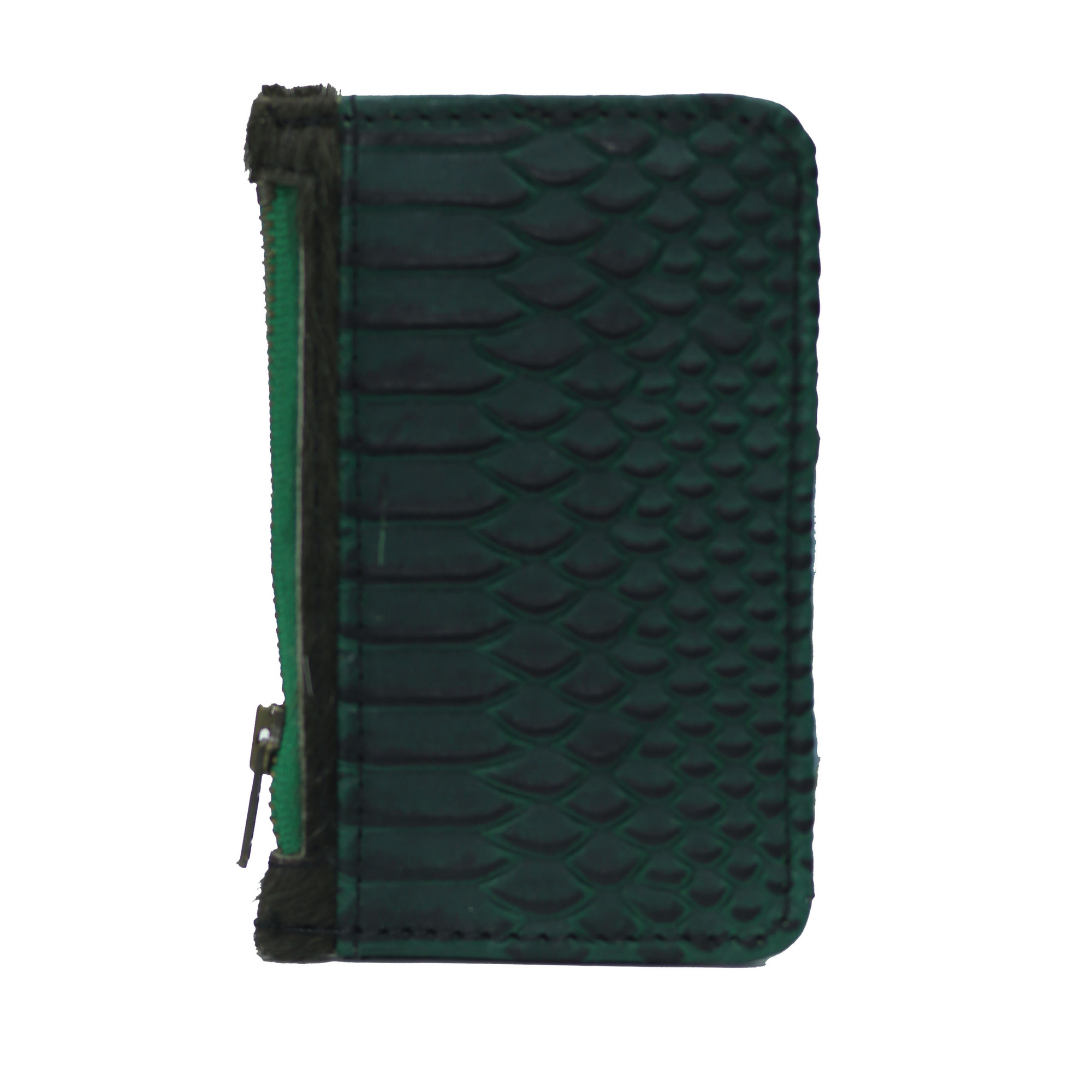 Dark Jungle Green CROCODILE WALLET