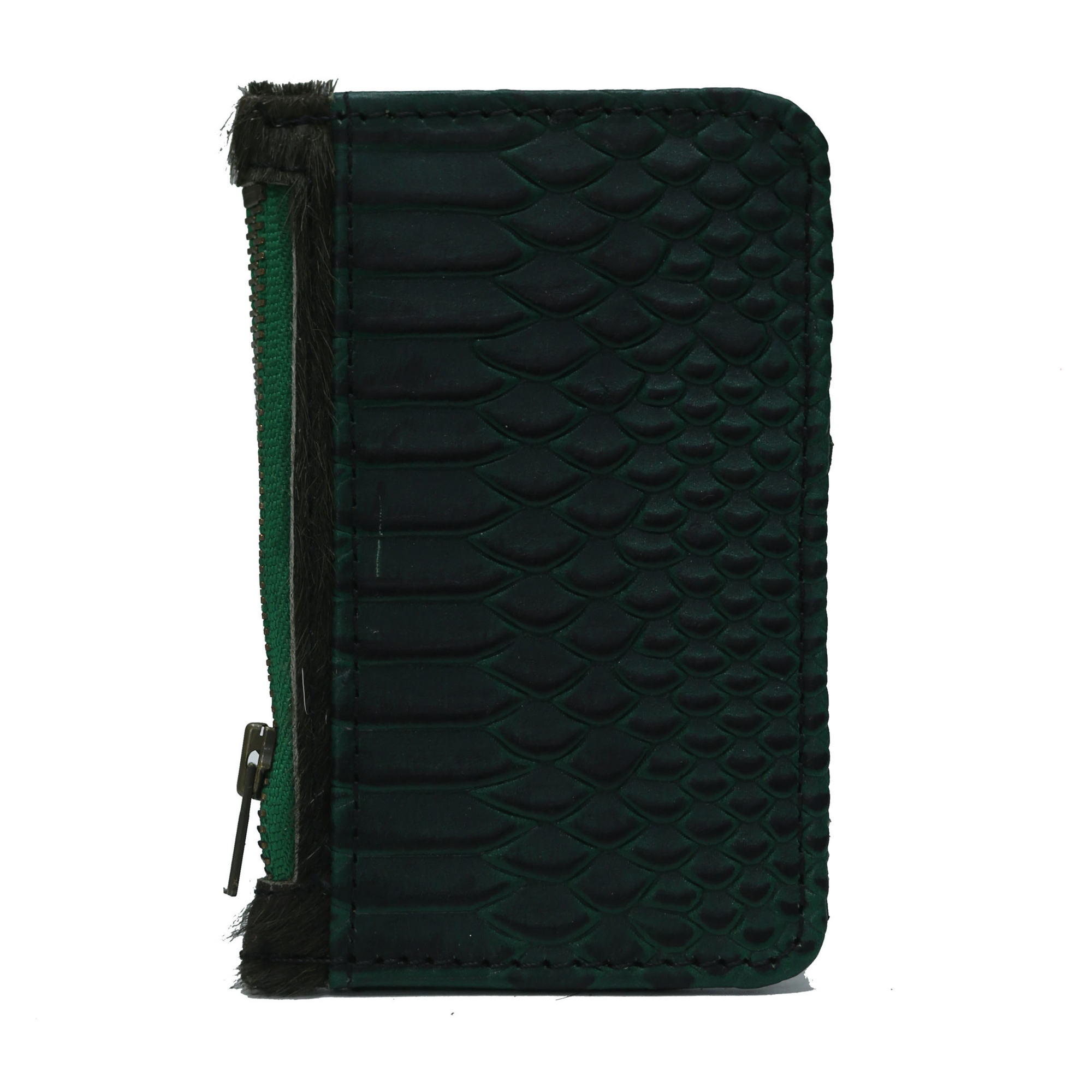 Dark Jungle Green CROCODILE WALLET