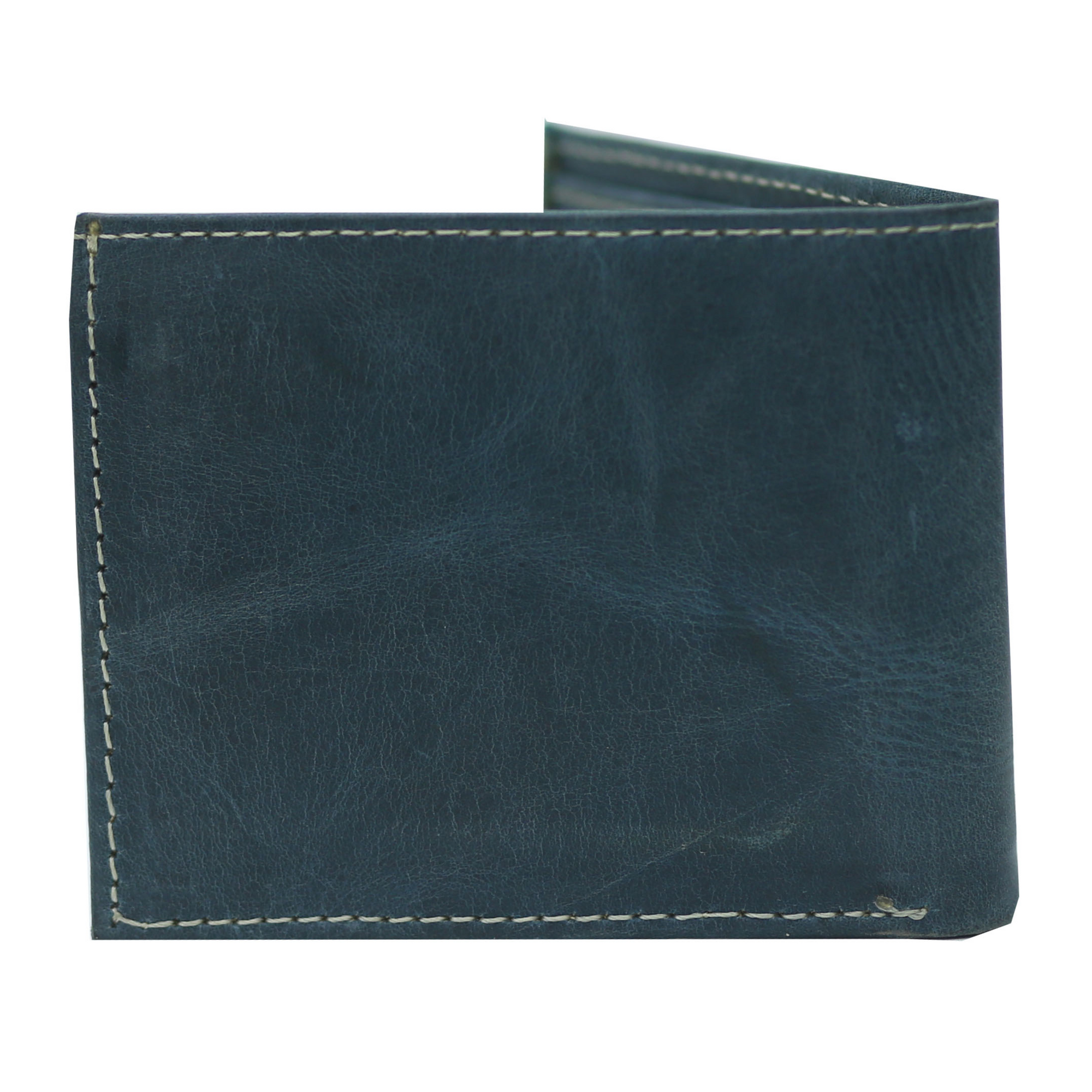 Dark Slate Waxed Pullup Wallet