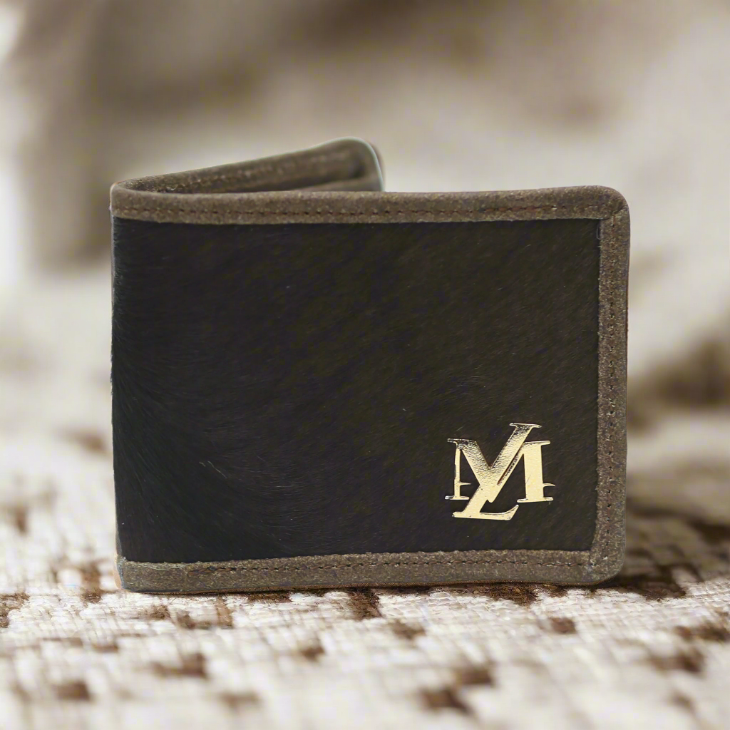Dark brown Hair-On Wallet