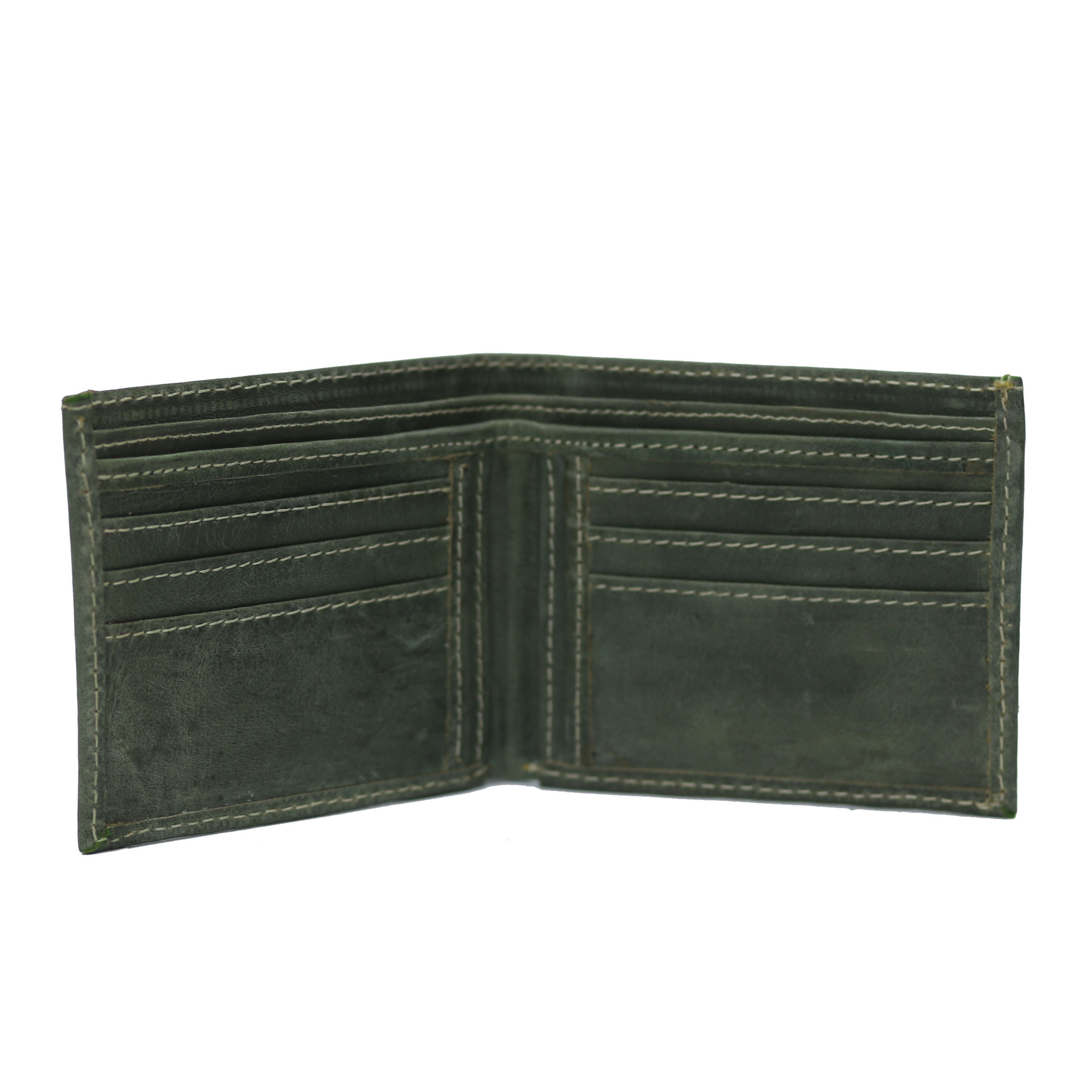 Dull Green with Black Waxed Pullup