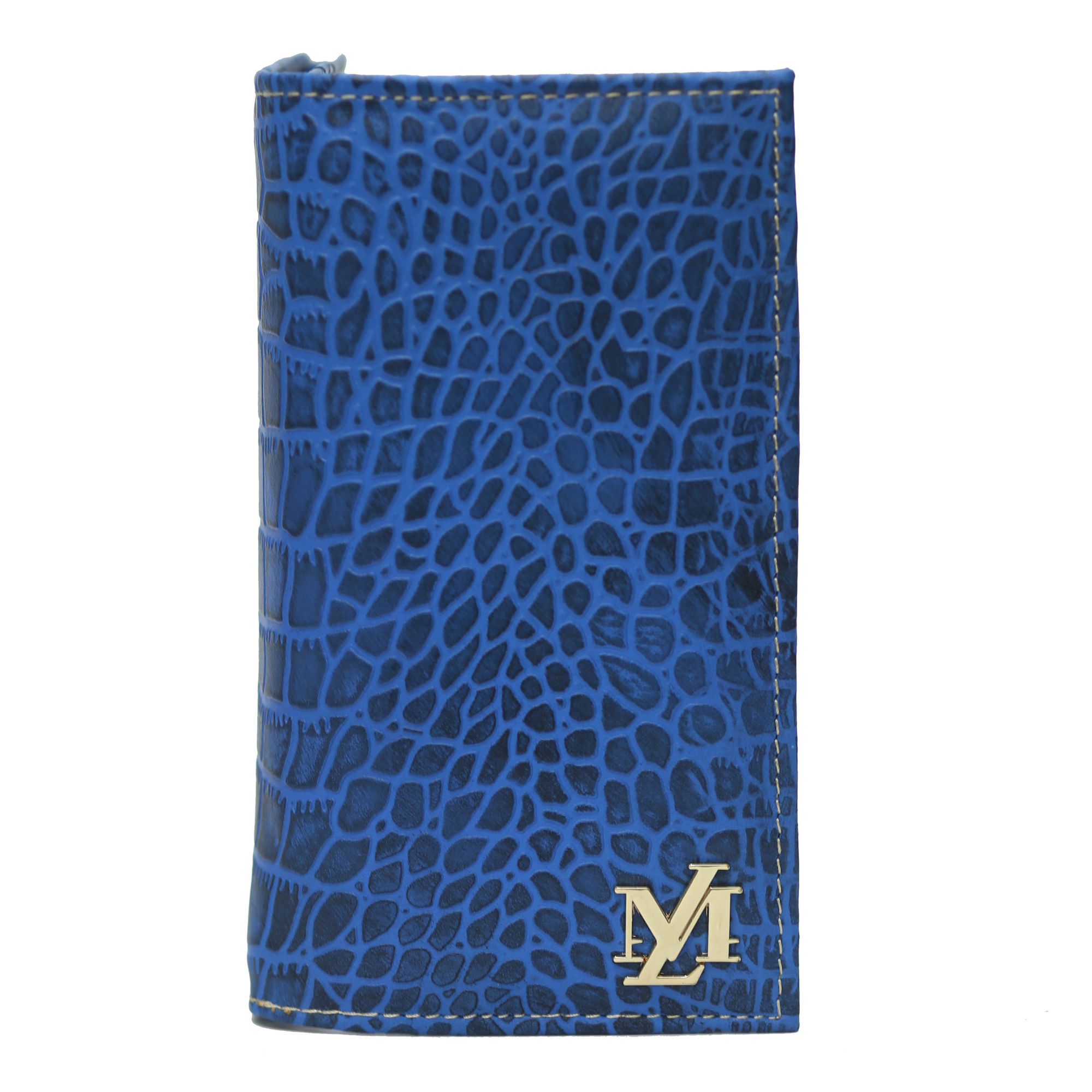 Dusky Blue Waxed Wallet
