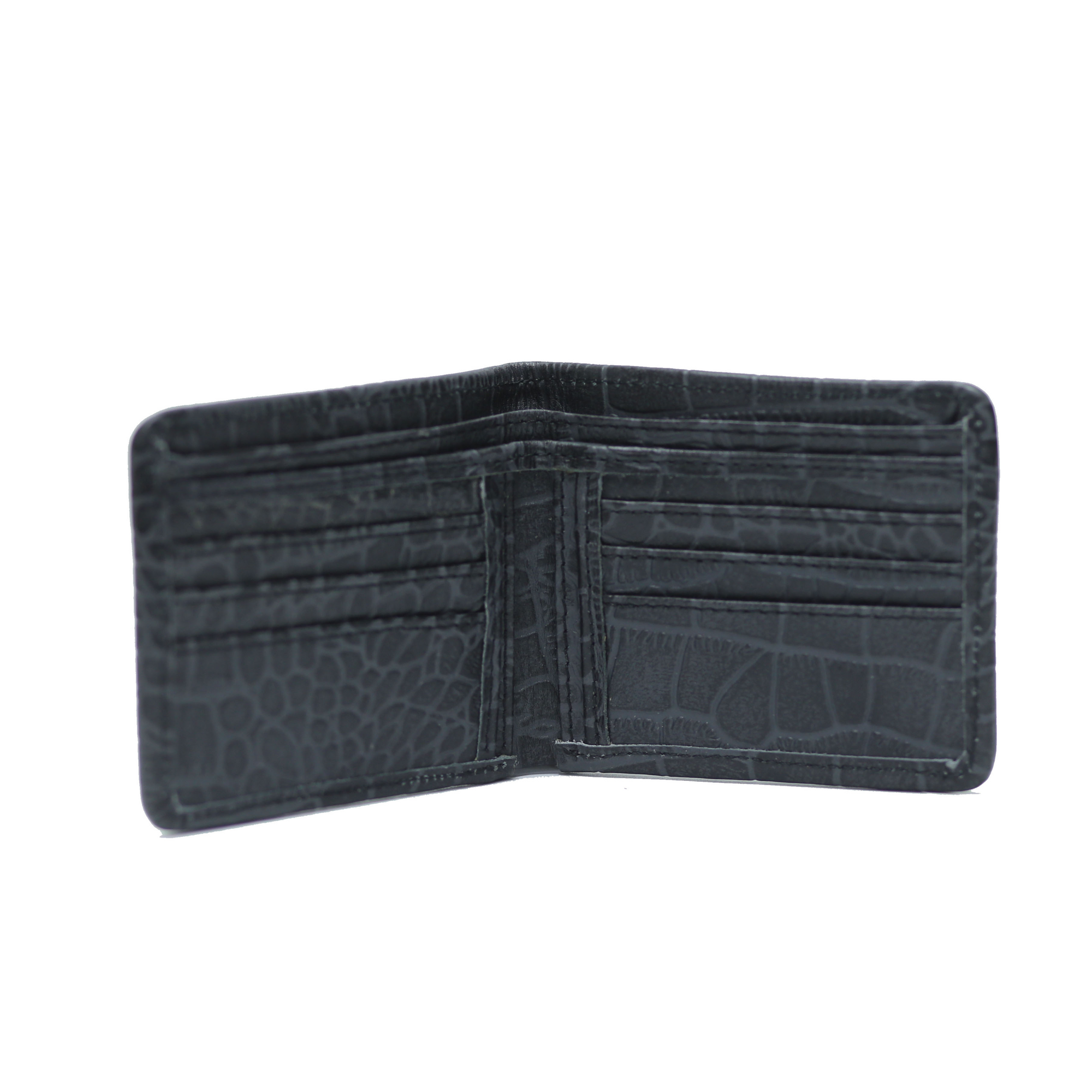 Gray & White Hair-On Wallet