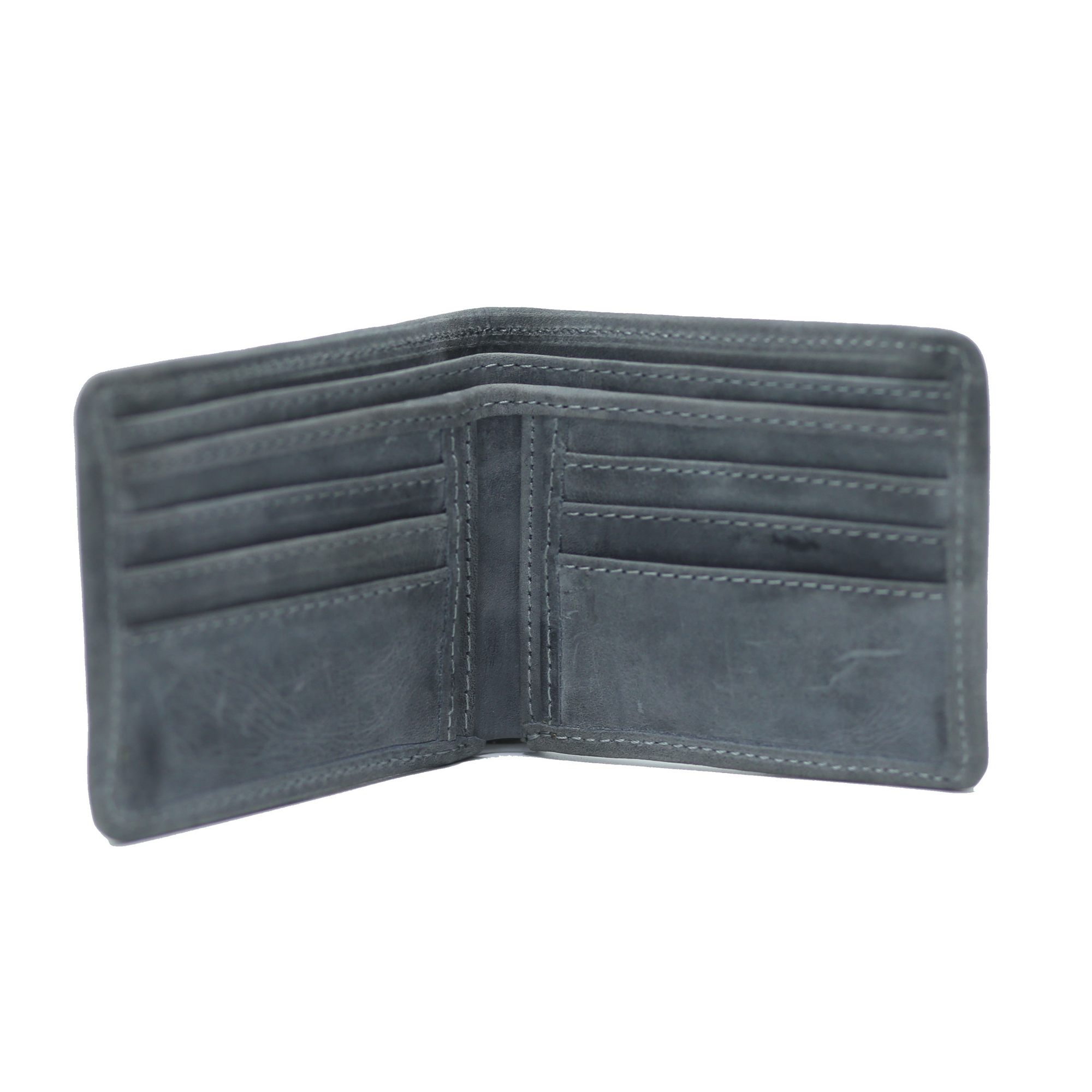 Gray blue Wallet textural
