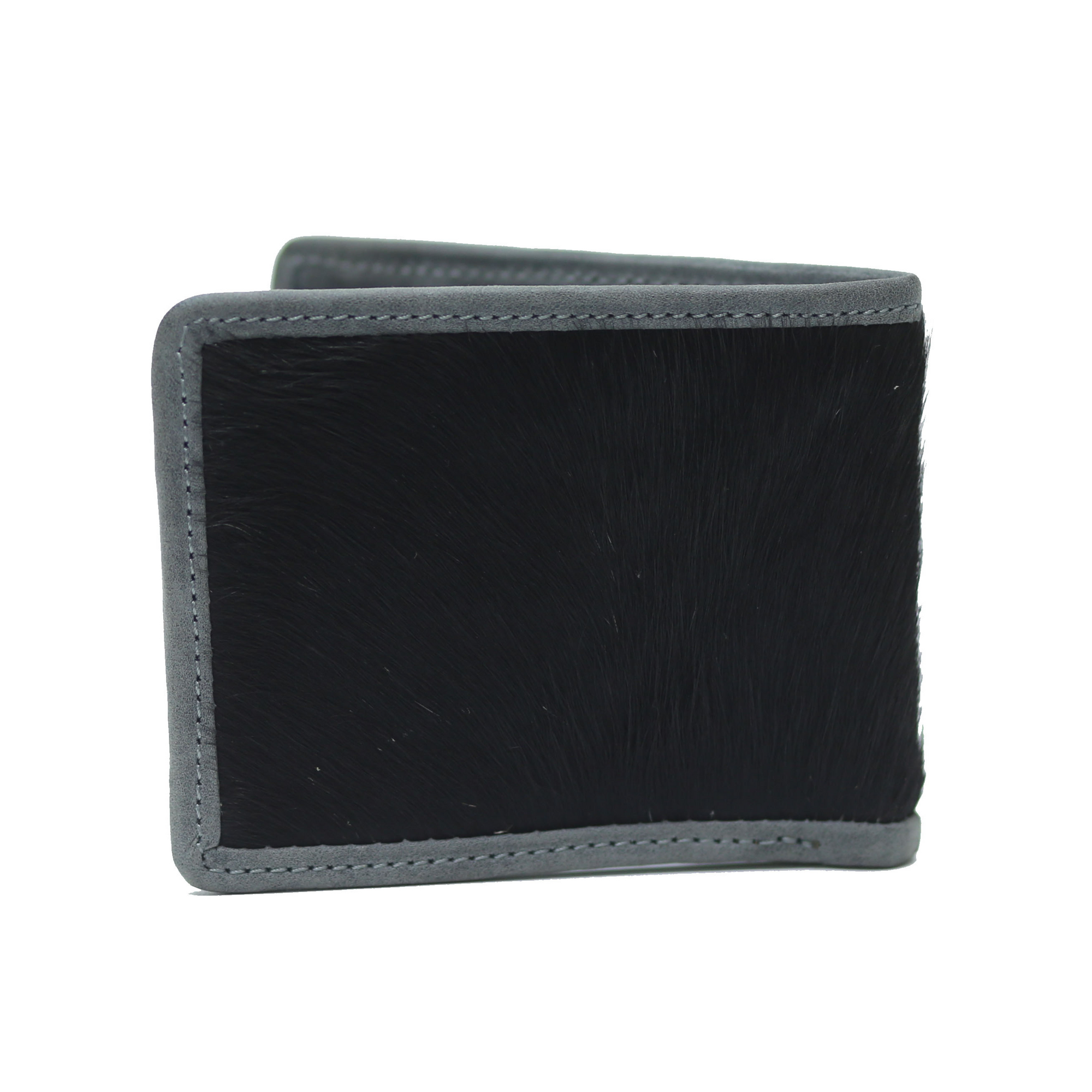 Gray blue Wallet textural