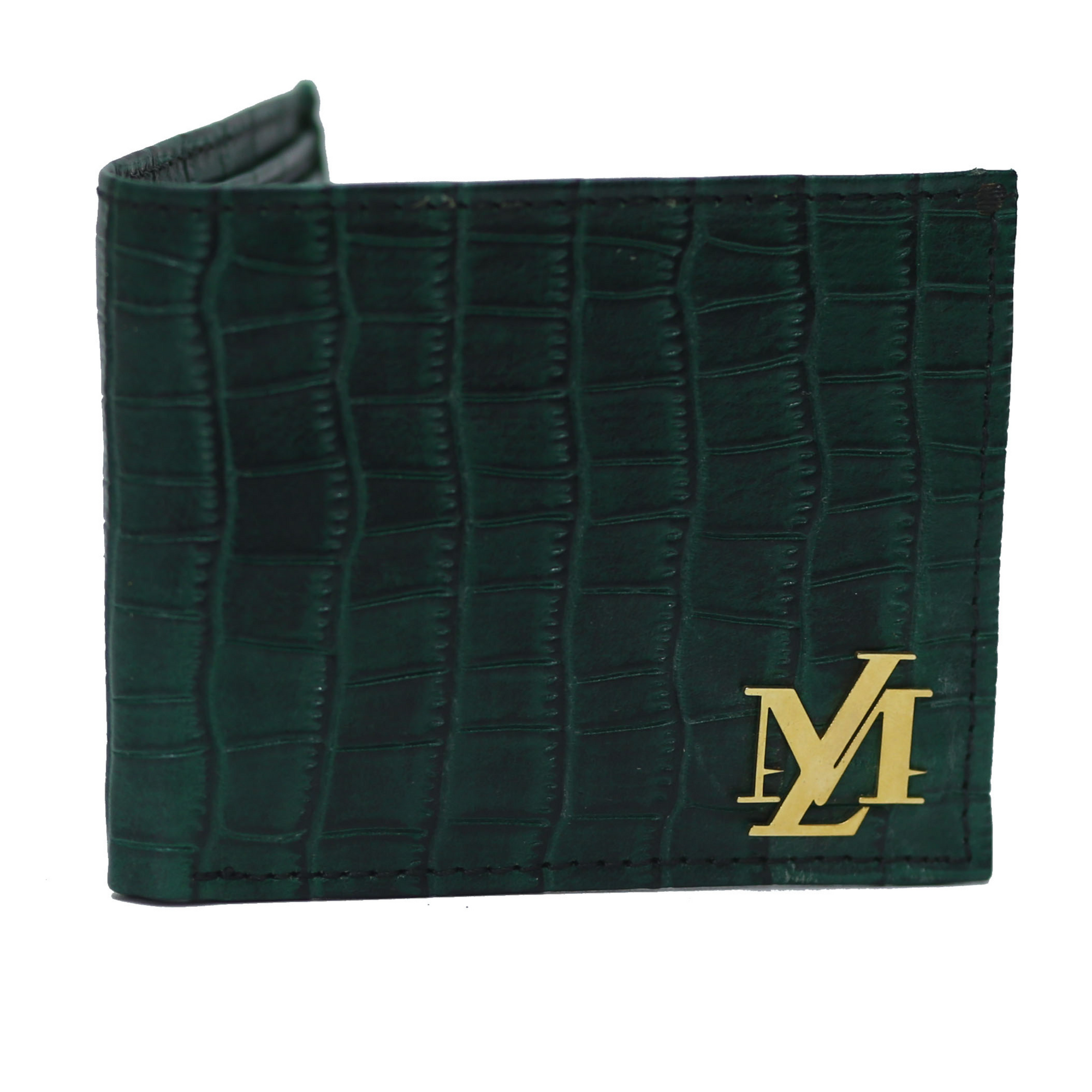 Green and Black Waxed Alligator