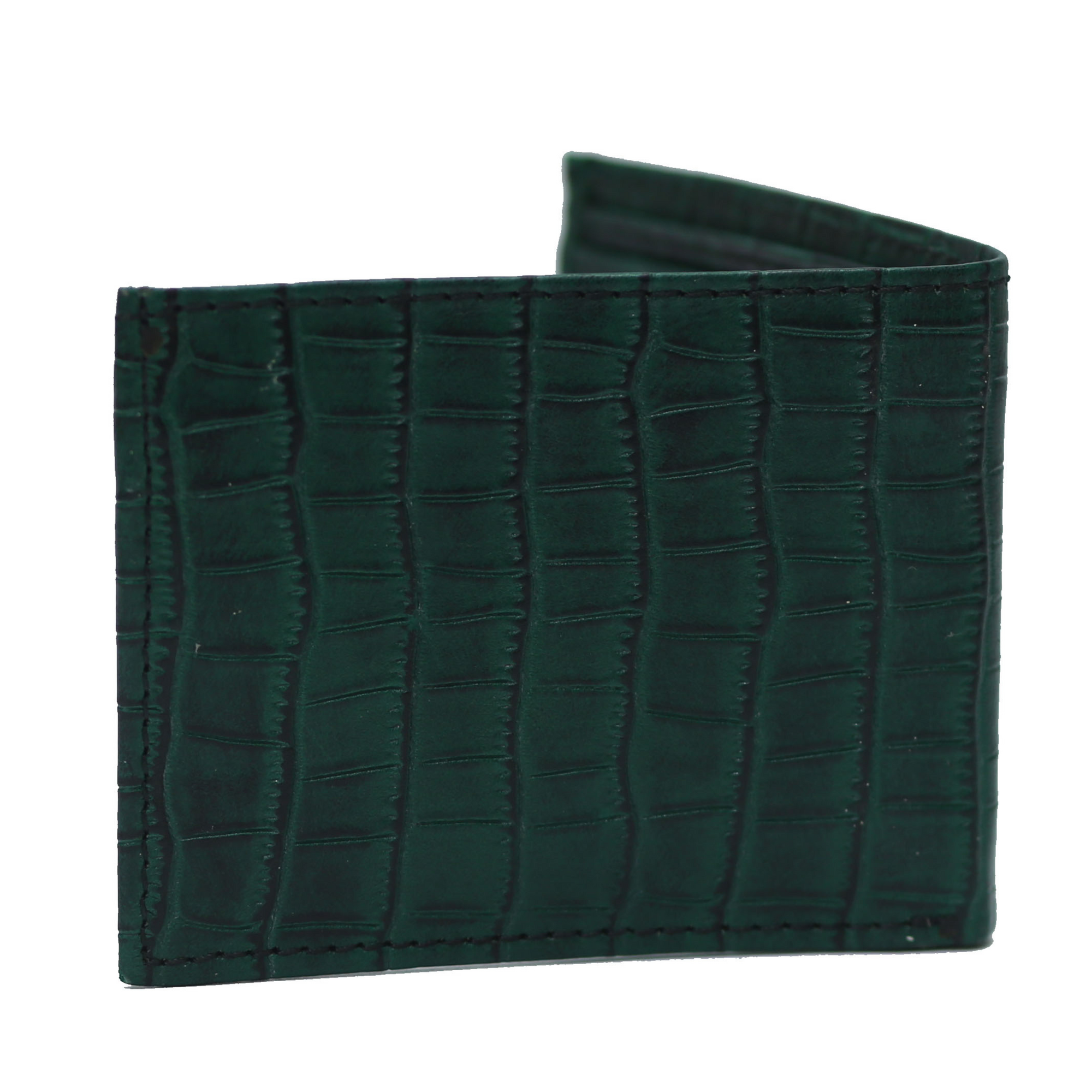 Green and Black Waxed Alligator