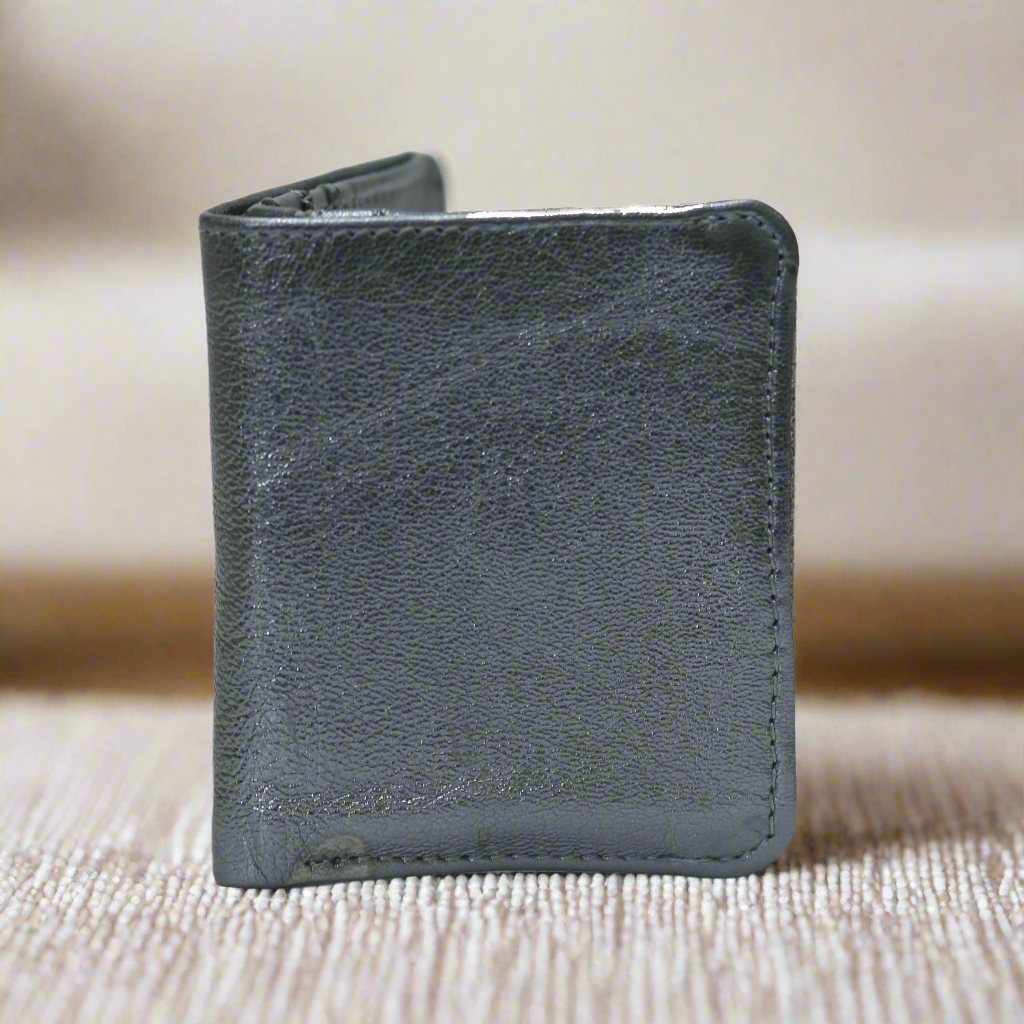 Grey Glitter Shine Mini Wallet