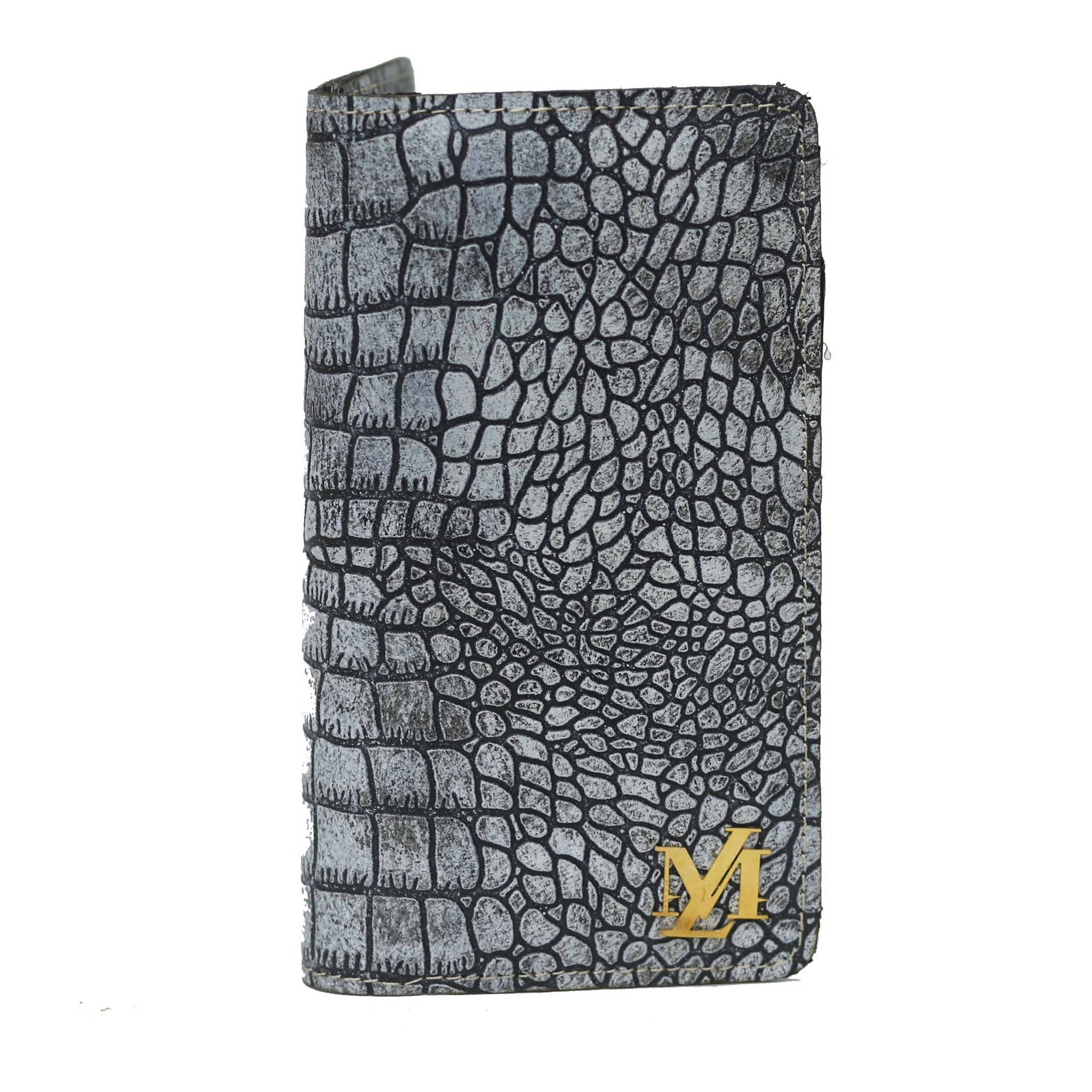 Grey zipper Wallet