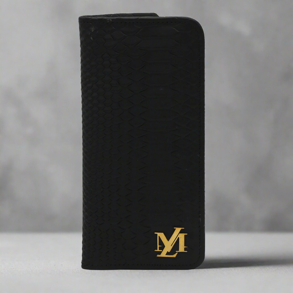 Jet Black Cobra Wallet