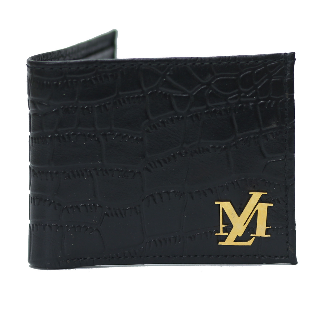Jet Black Waxed Alligator